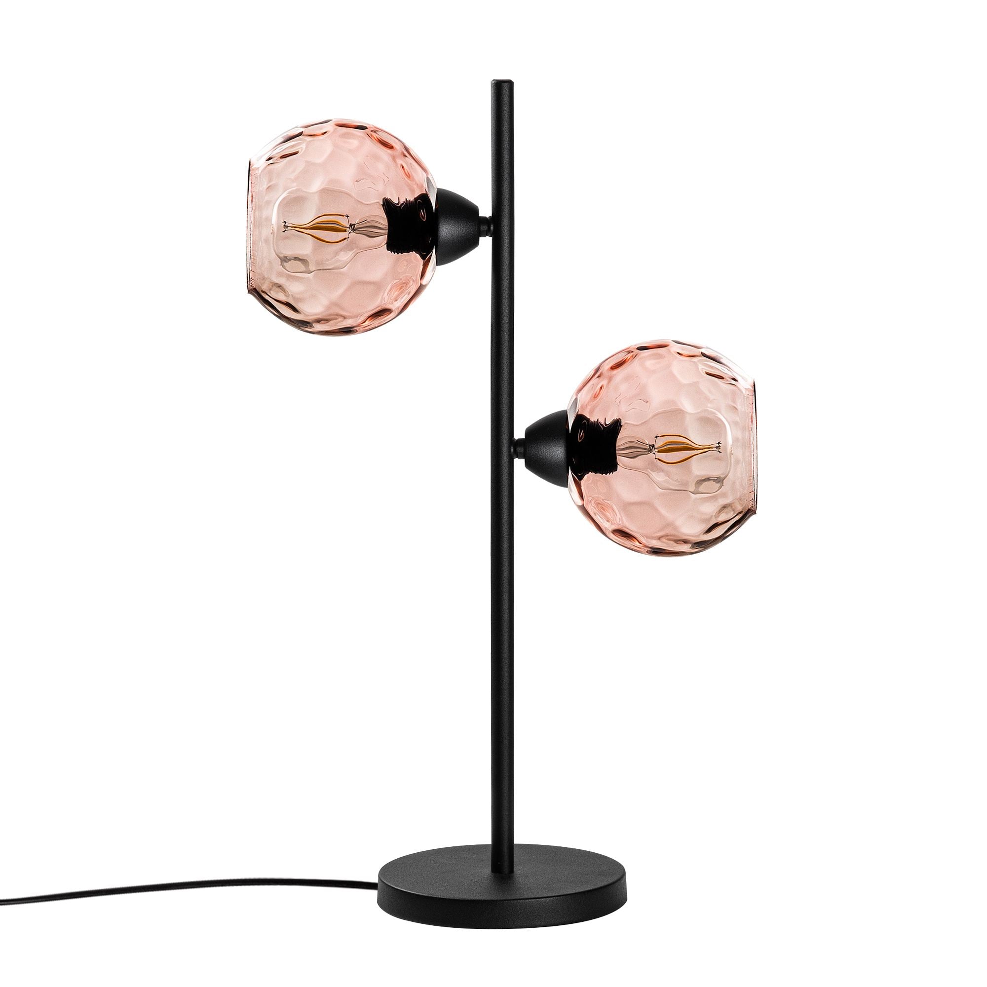 Candeeiro de mesa-Benek-Rosa
Preto