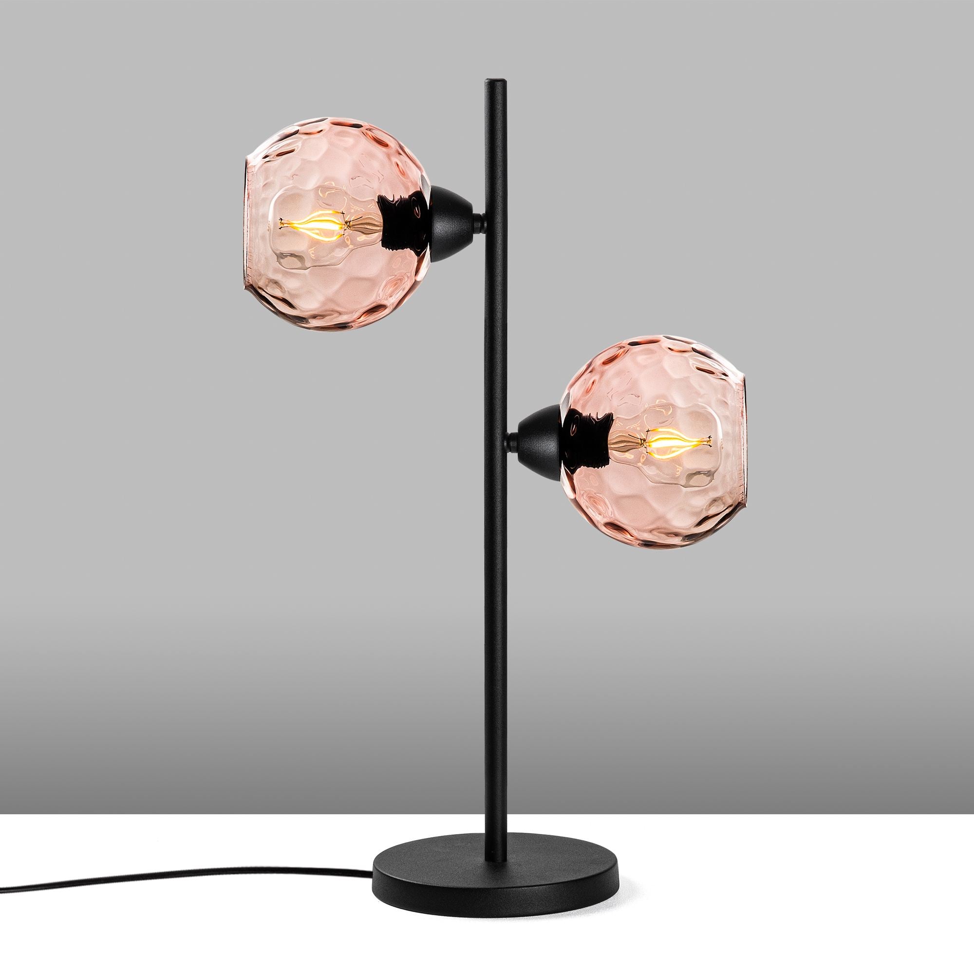 Candeeiro de mesa-Benek-Rosa
Preto