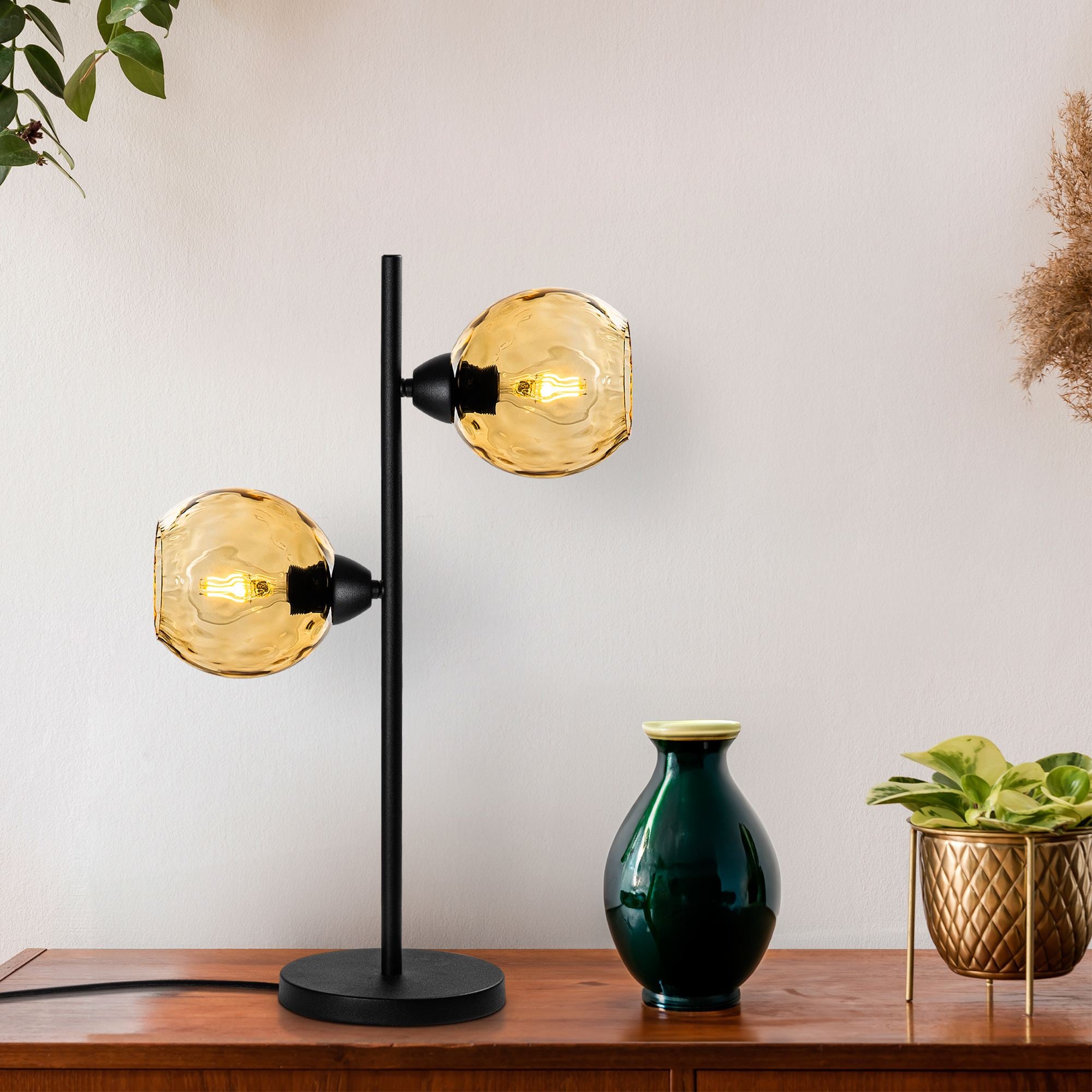Candeeiro de mesa-Benek-Amarelo
Preto