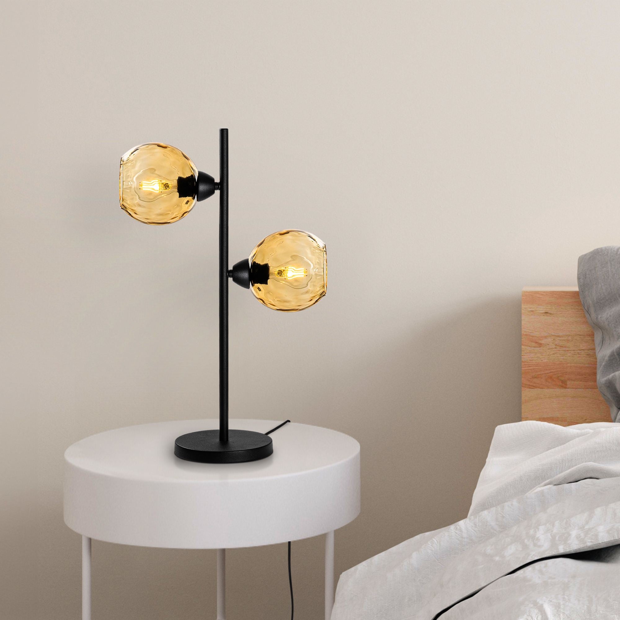 Candeeiro de mesa-Benek-Amarelo
Preto