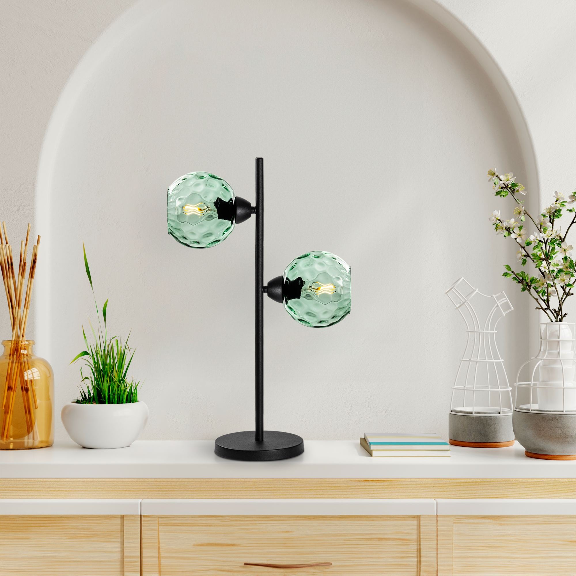 Candeeiro de mesa-Benek-Menta
Preto