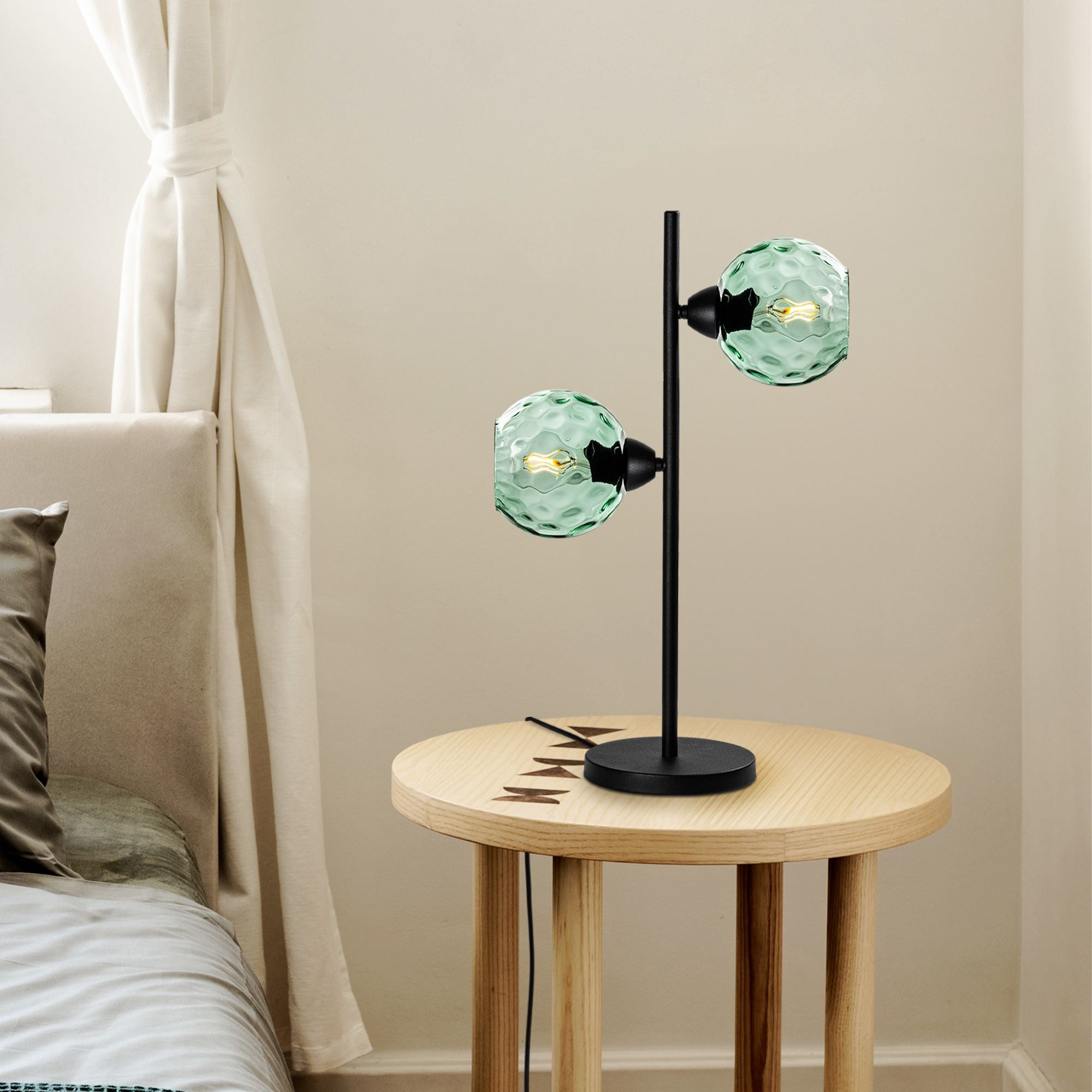Candeeiro de mesa-Benek-Menta
Preto