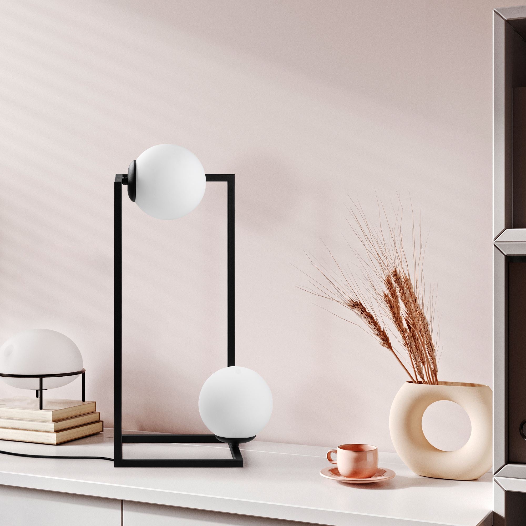 Candeeiro de mesa-Corner-Preto