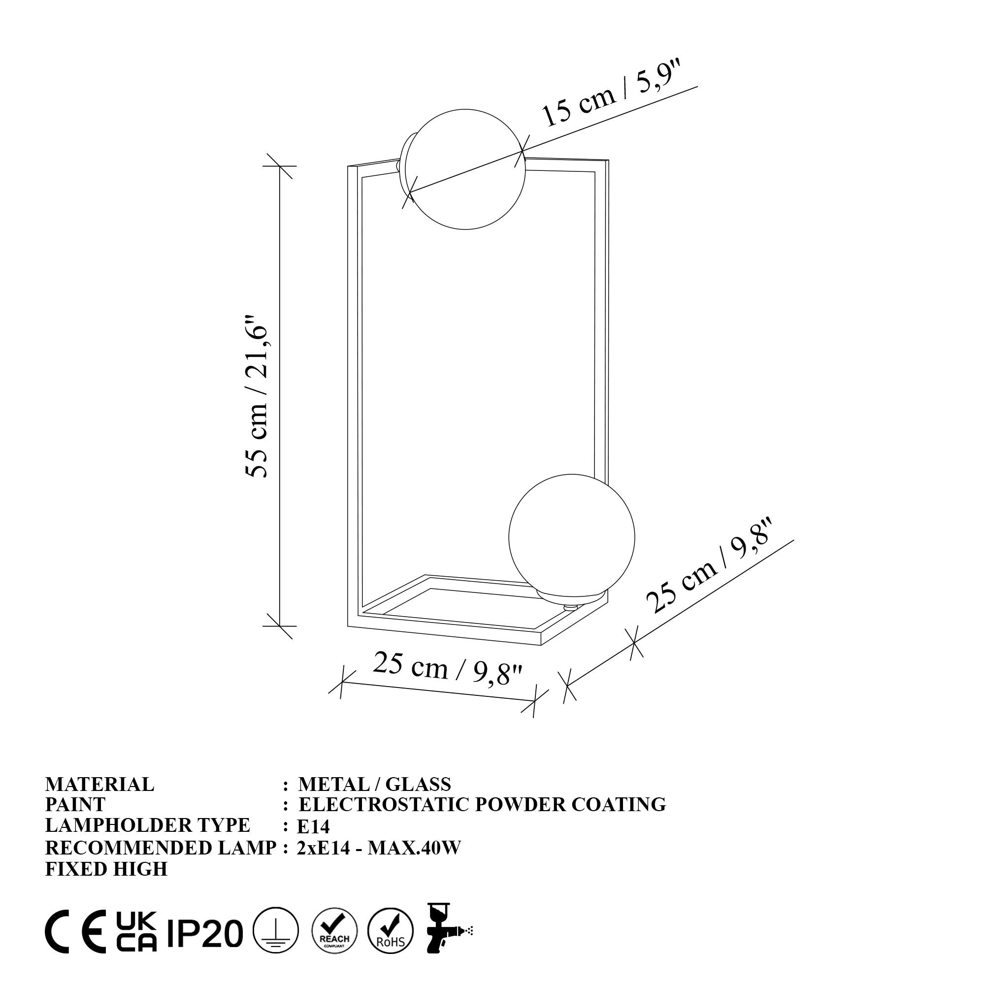 Candeeiro de mesa-Corner-Preto