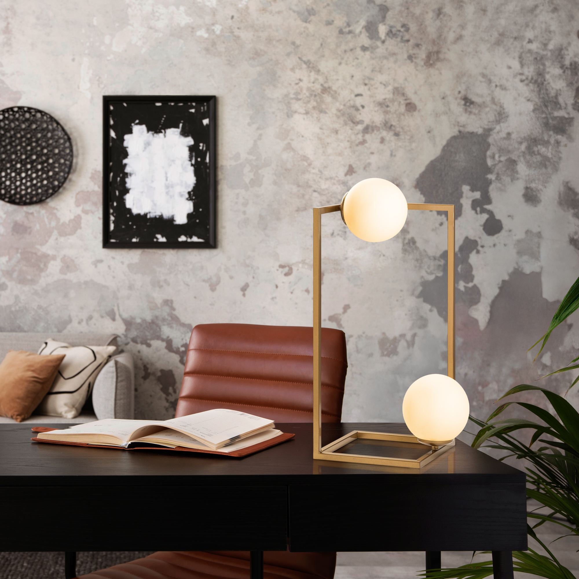 Candeeiro de mesa-Corner-Ouro