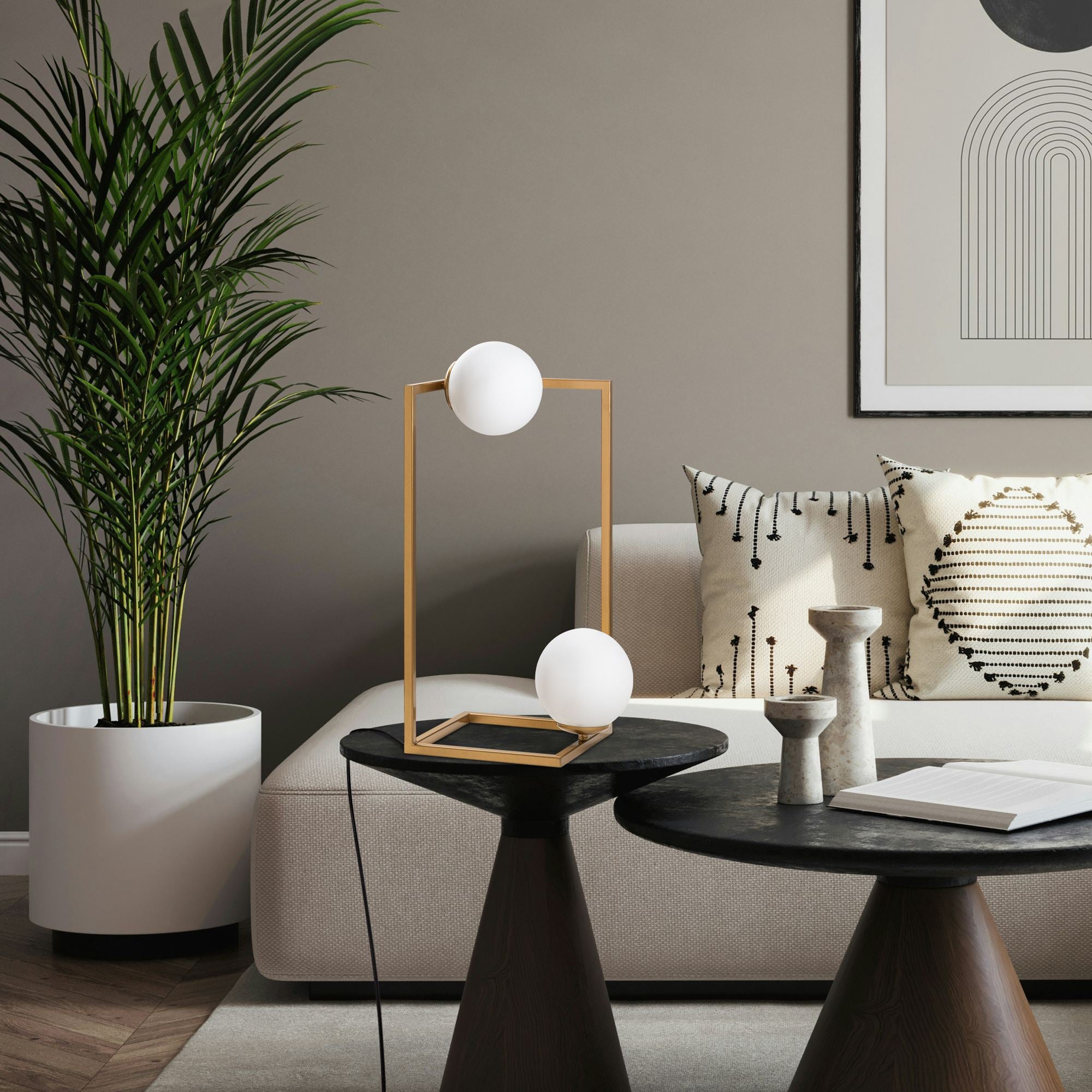 Candeeiro de mesa-Corner-Ouro
