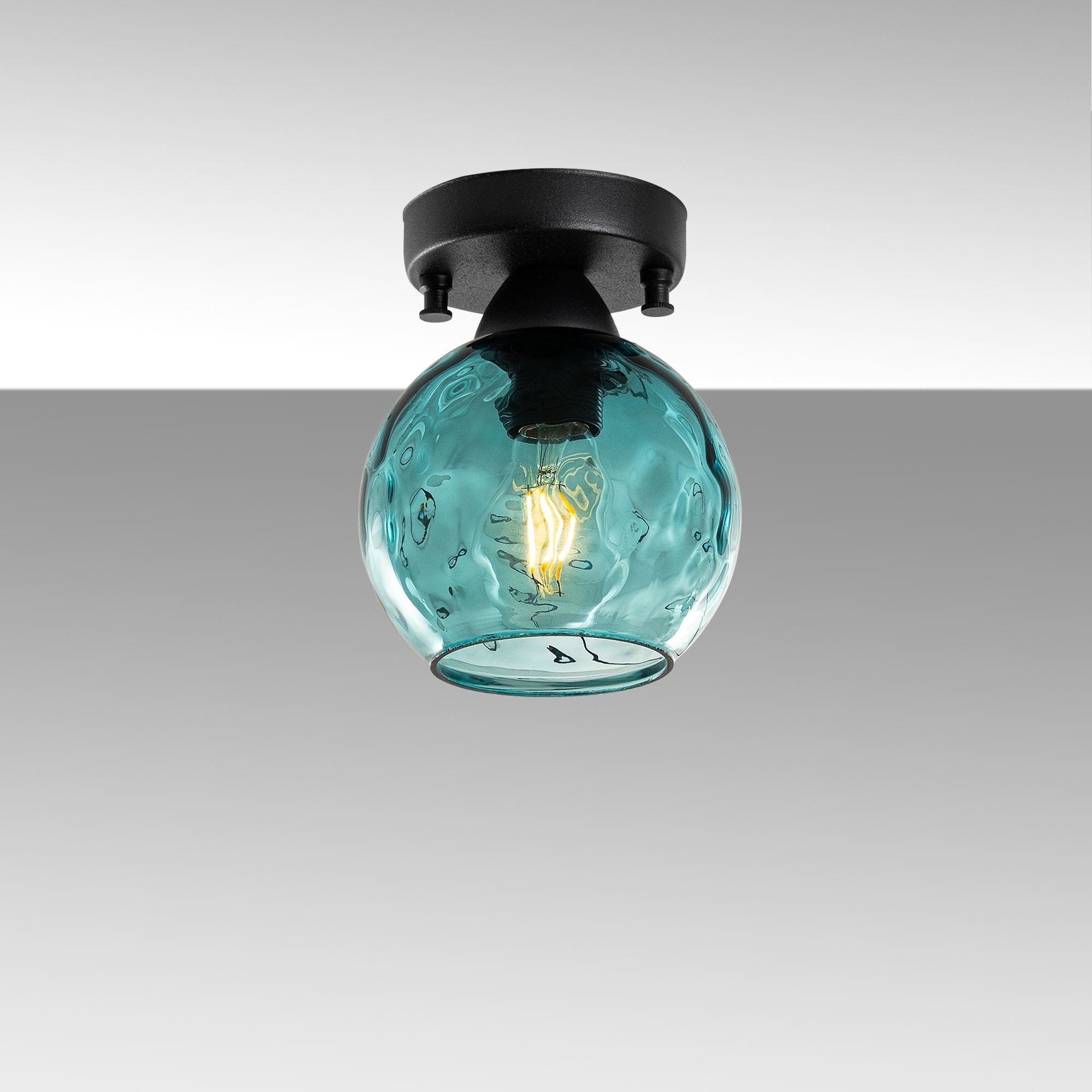 Candeeiro de Teto  - Benek - Azul
Preto