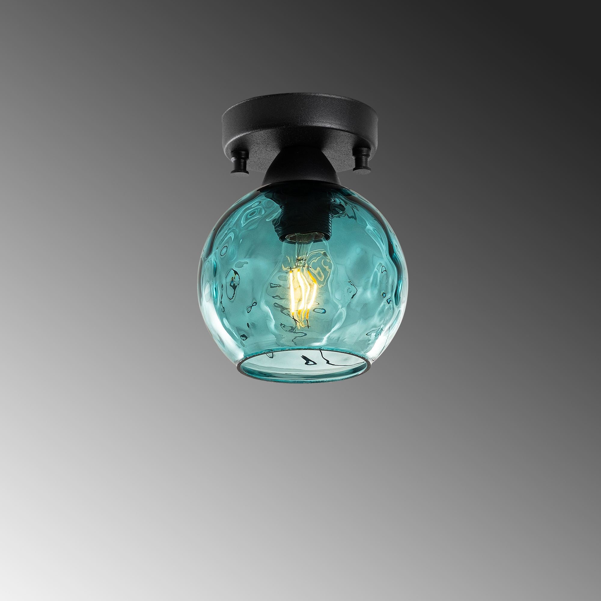 Candeeiro de Teto  - Benek - Azul
Preto