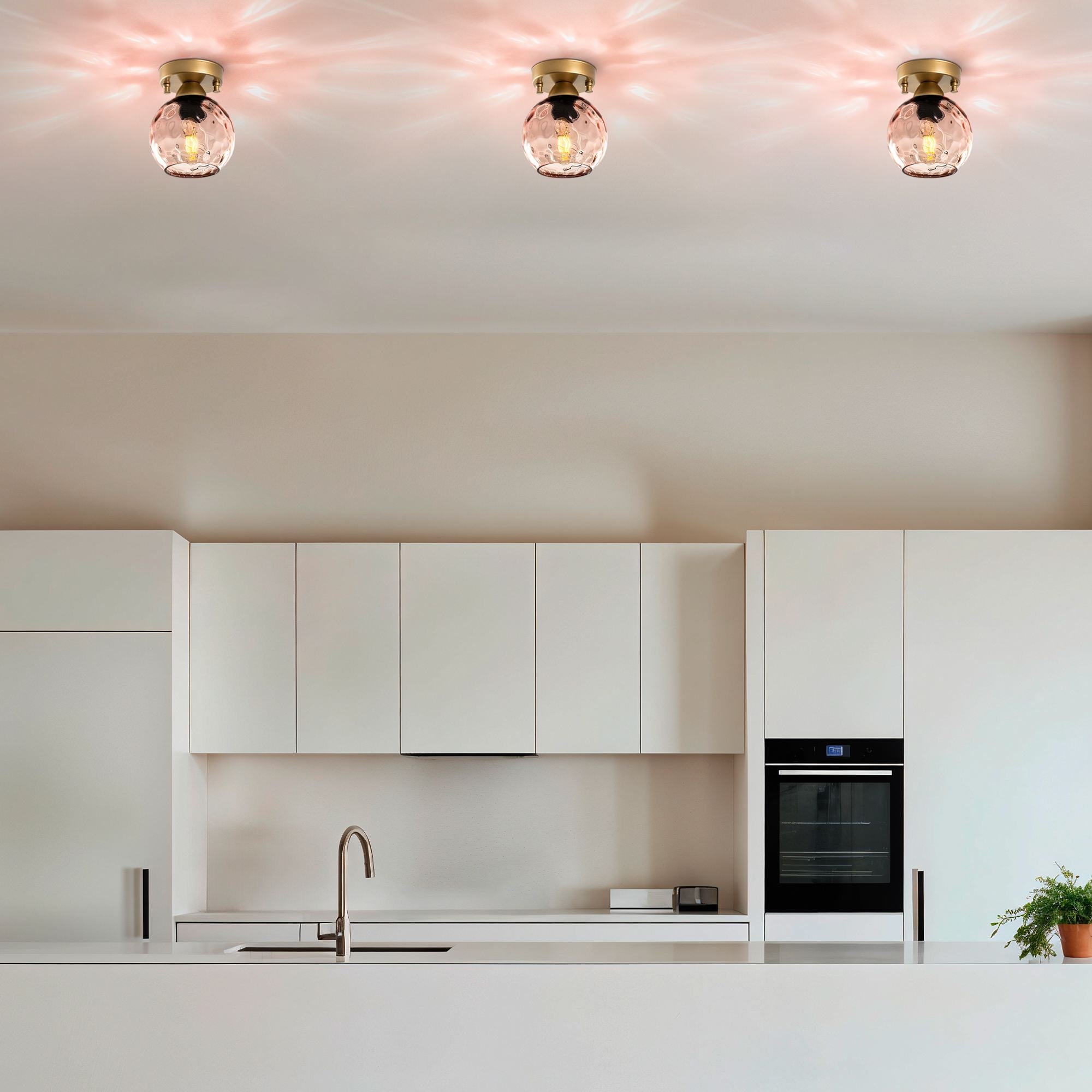 Candeeiro de Teto  - Benek - Rosa
Preto