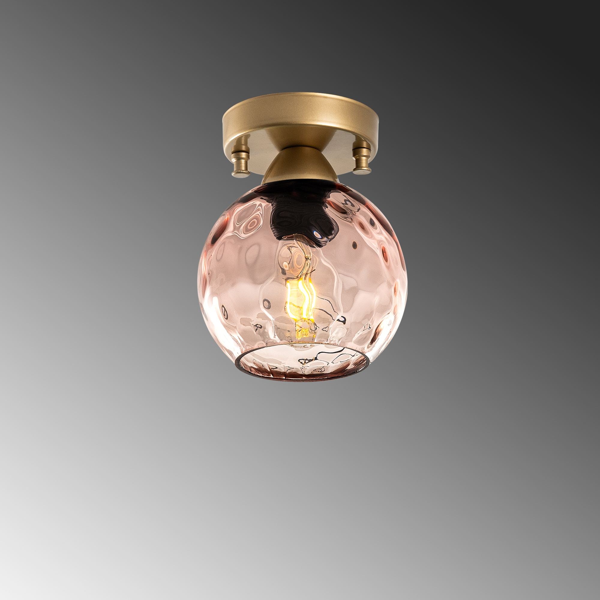 Candeeiro de Teto  - Benek - Rosa
Preto