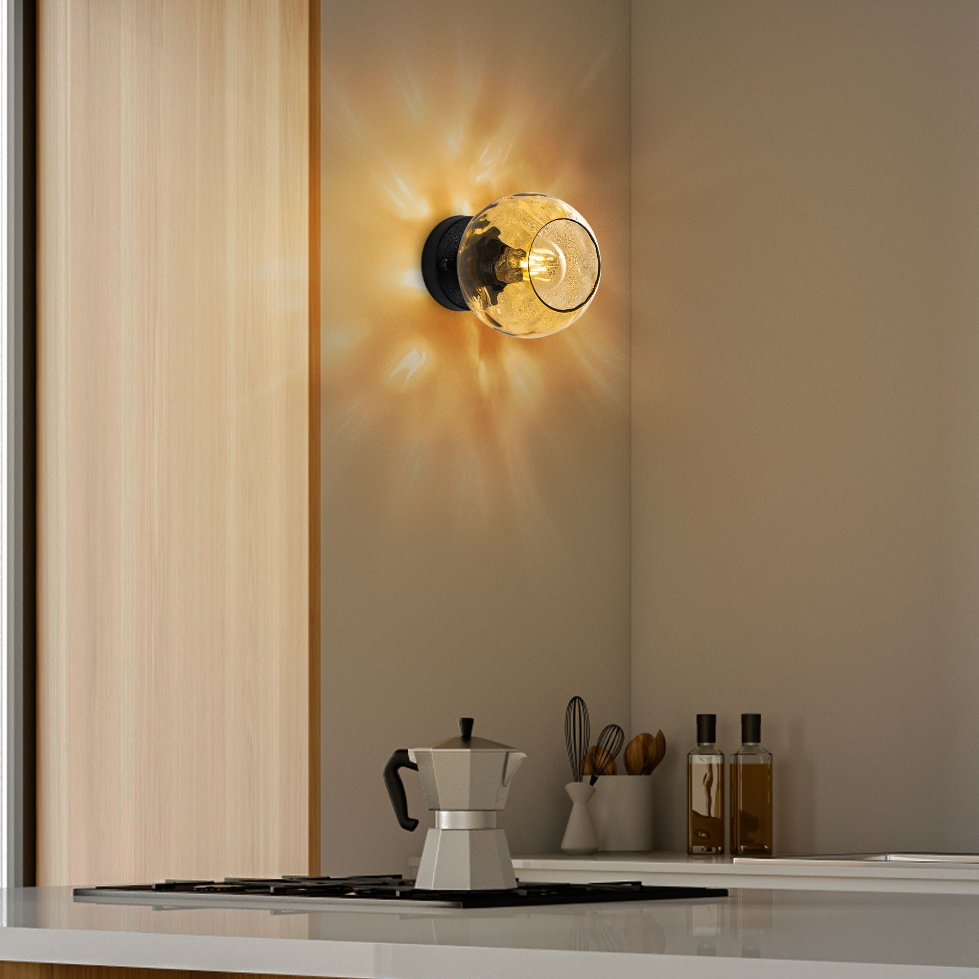 Candeeiro de Parede-Benek-Amarelo
Preto