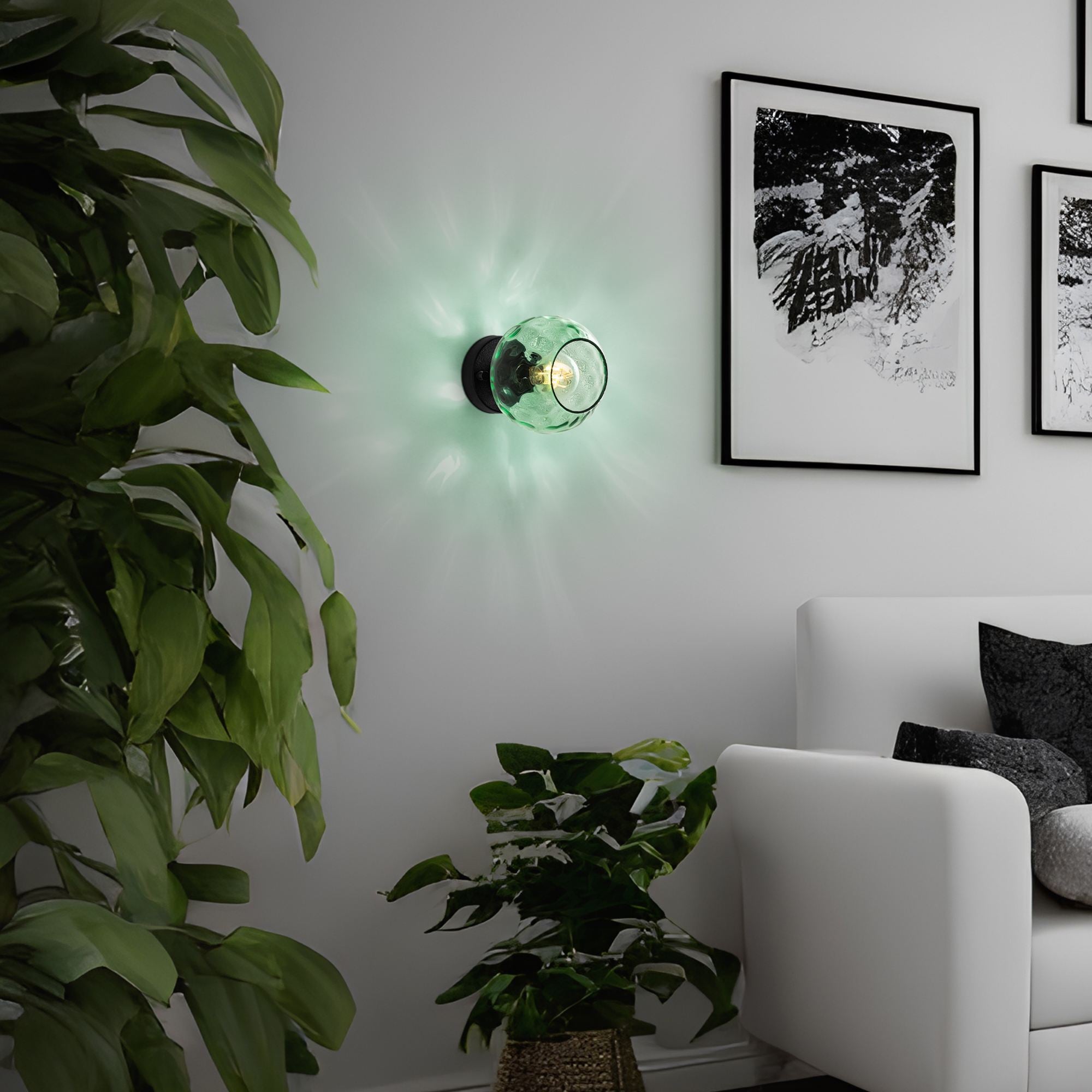 Candeeiro de Parede-Benek-Menta
Preto