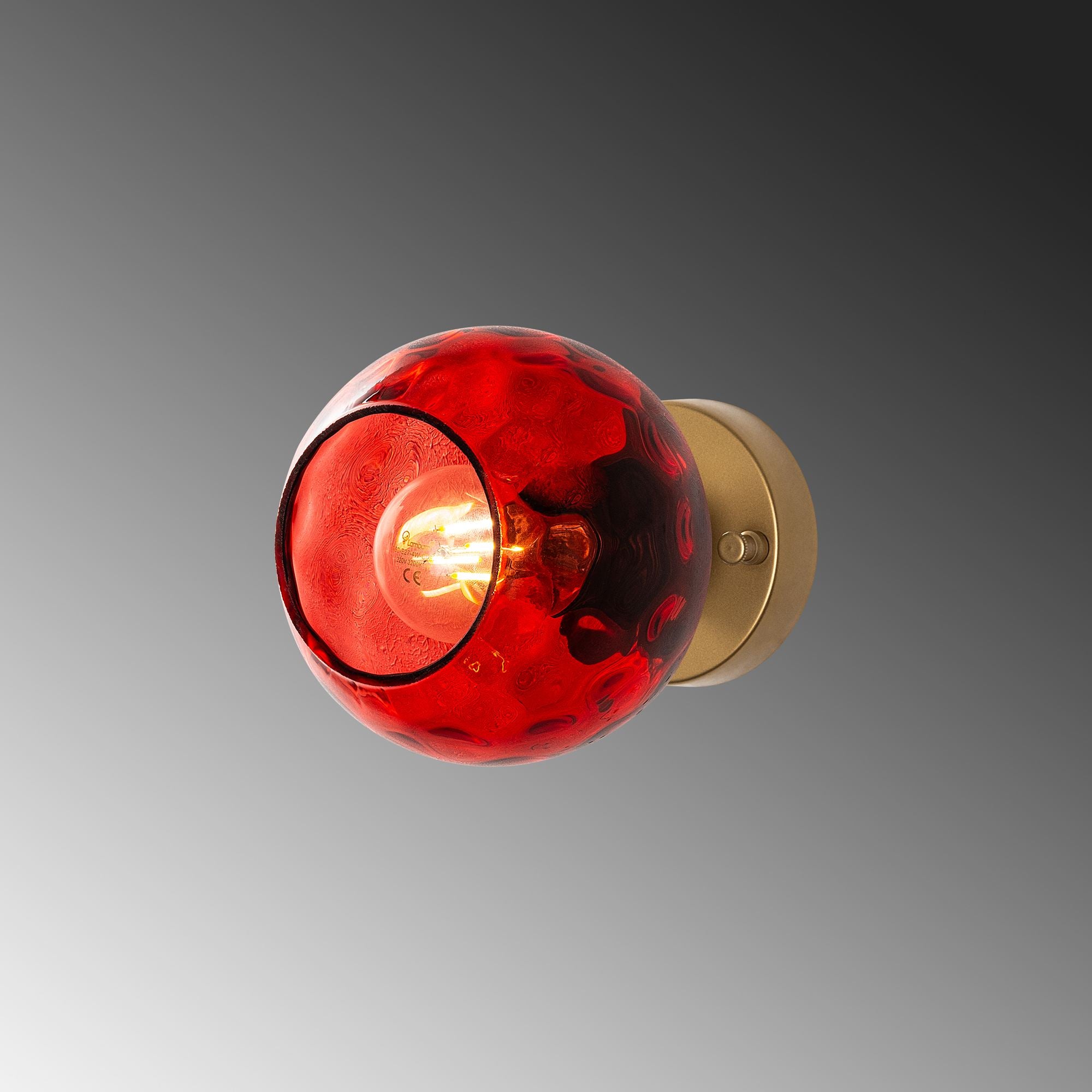 Candeeiro de Parede-Benek-Vermelho
Dourado