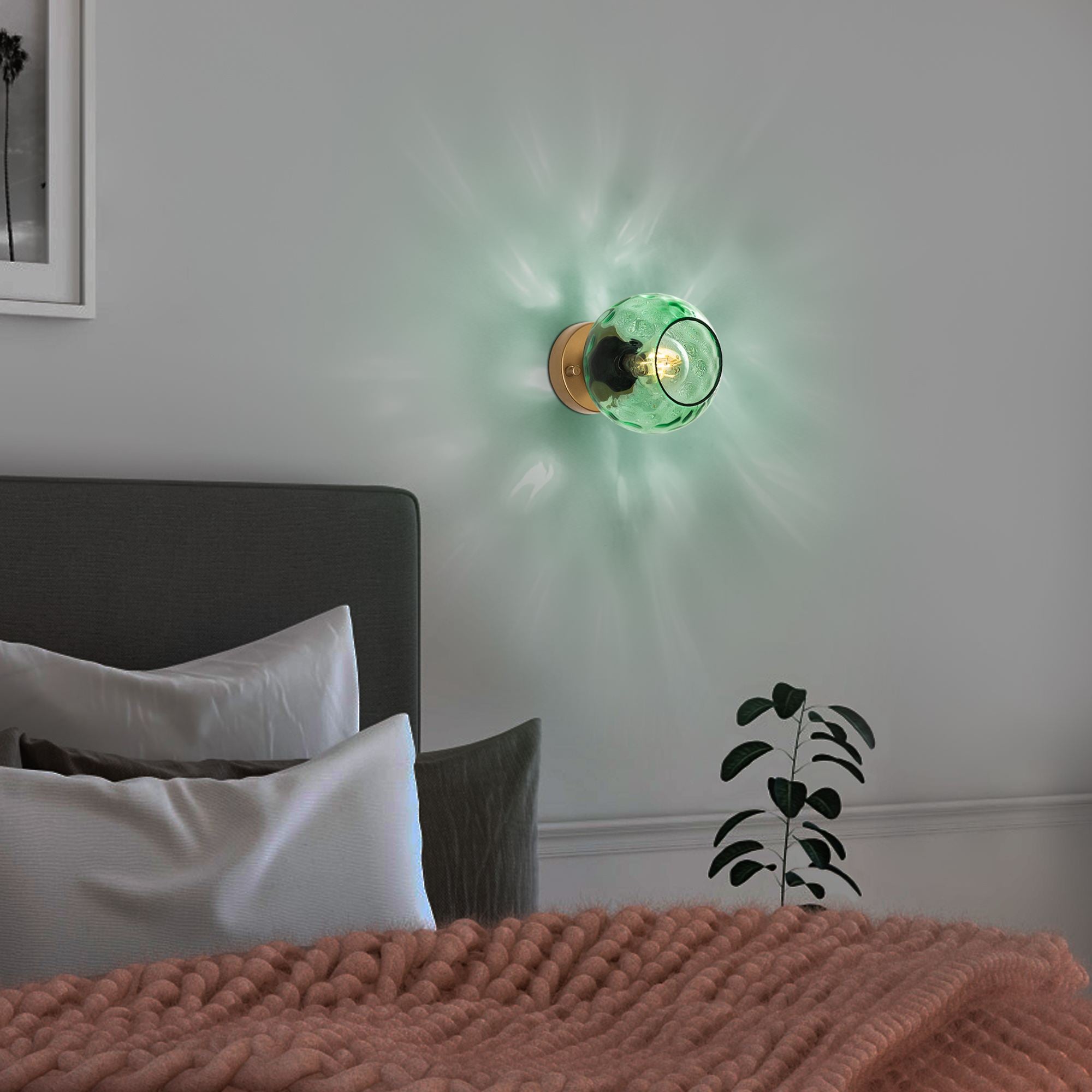 Candeeiro de Parede-Benek-Ouro