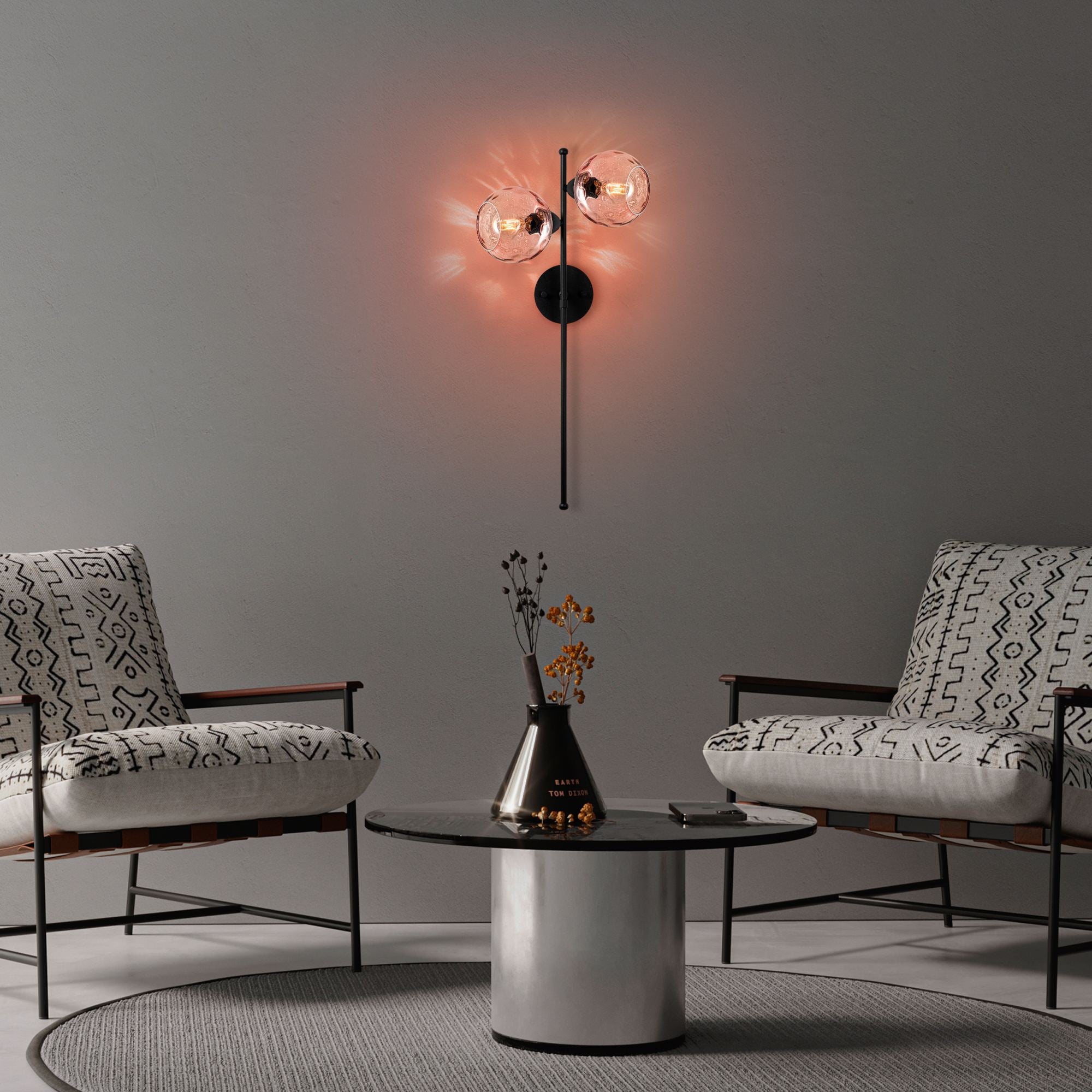 Candeeiro de Parede-Benek-Rosa
Preto