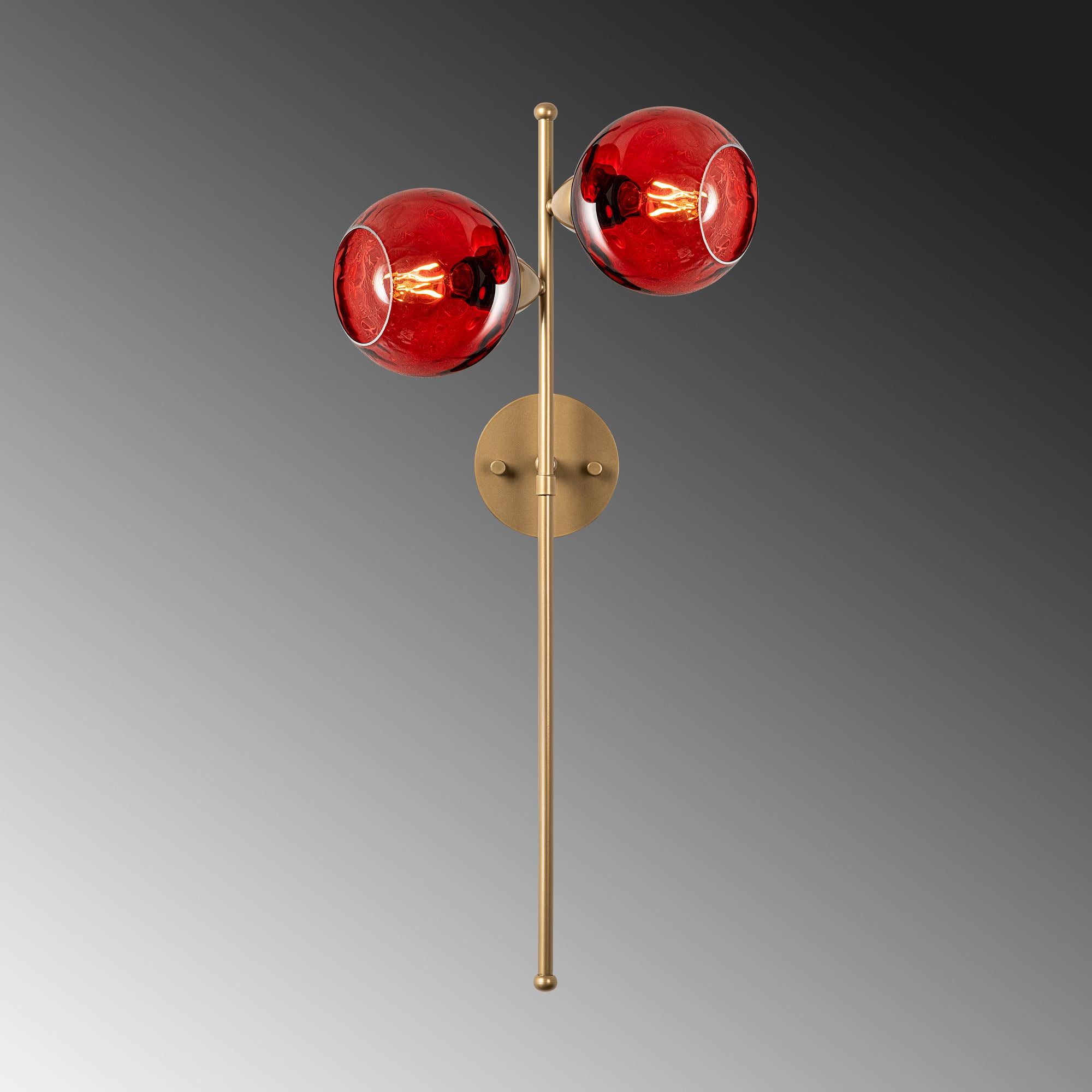 Candeeiro de Parede-Benek-Vermelho
Dourado