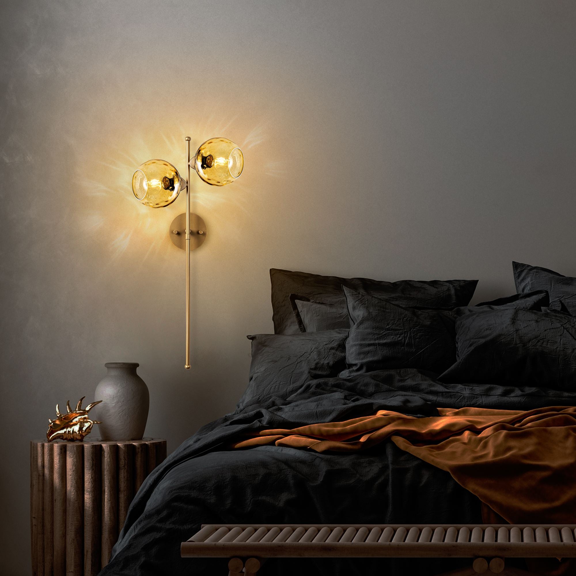 Candeeiro de Parede-Benek-Amarelo
Ouro