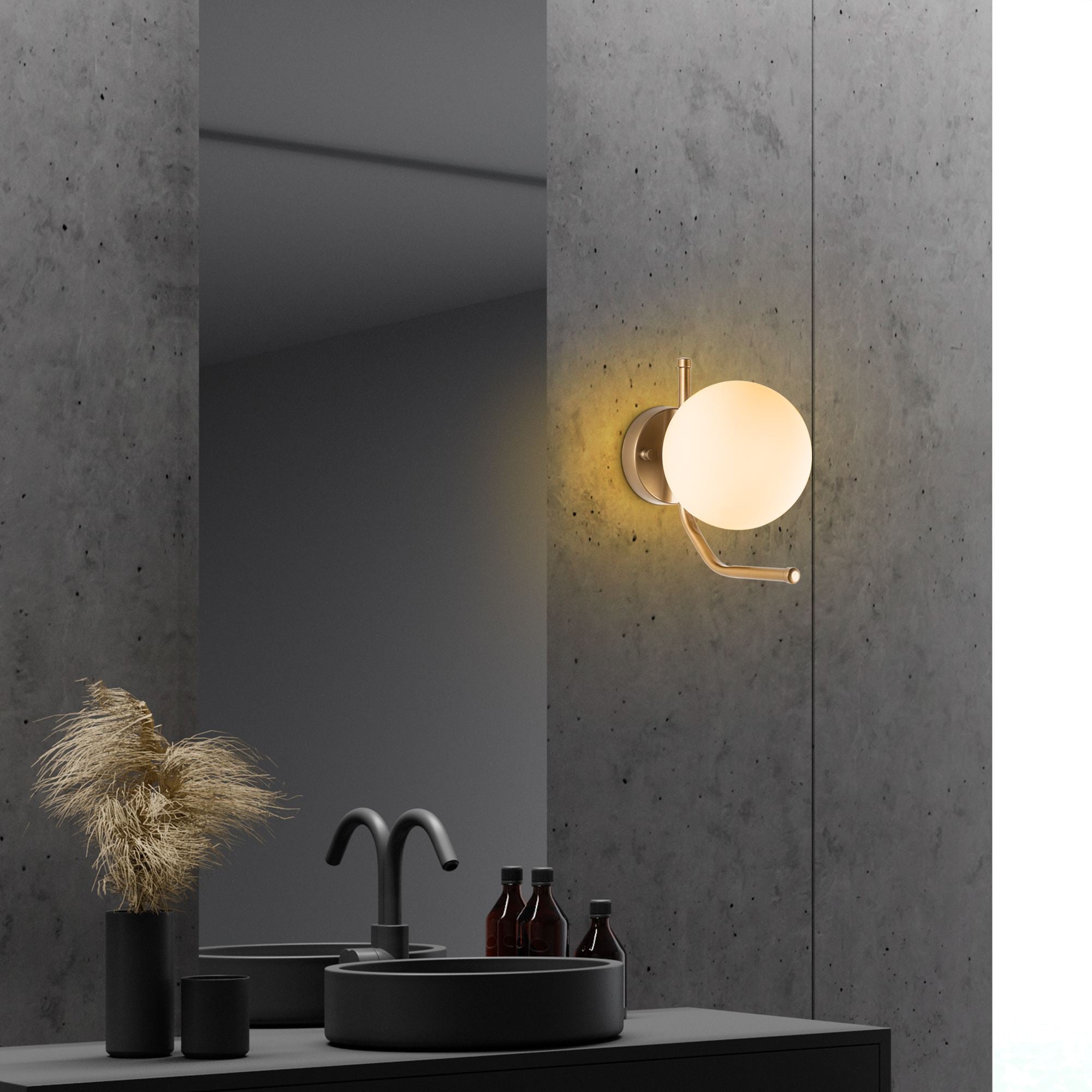 Candeeiro de Parede-Faruk-Dourado
Branco