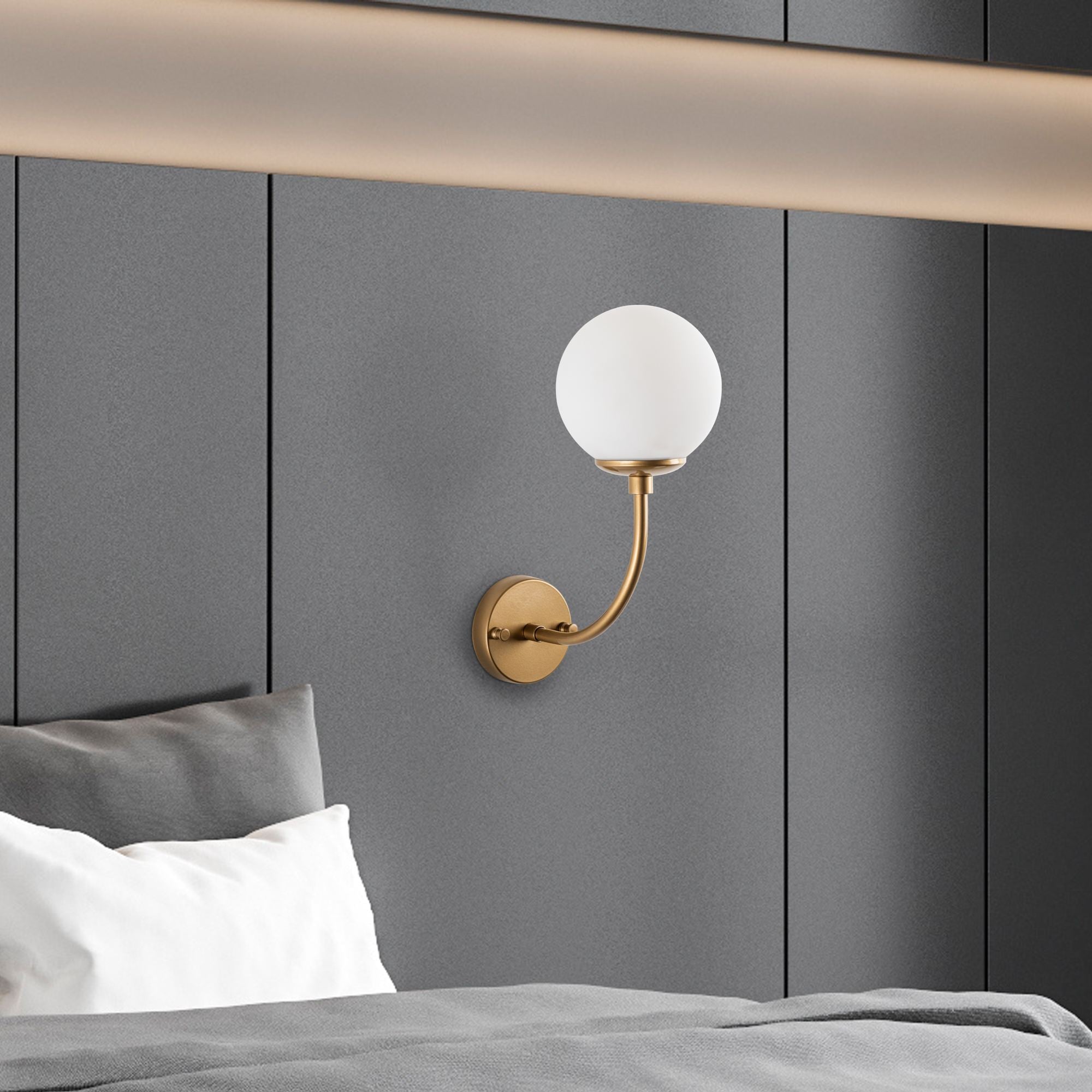 Candeeiro de Parede-Sferıs-Ouro