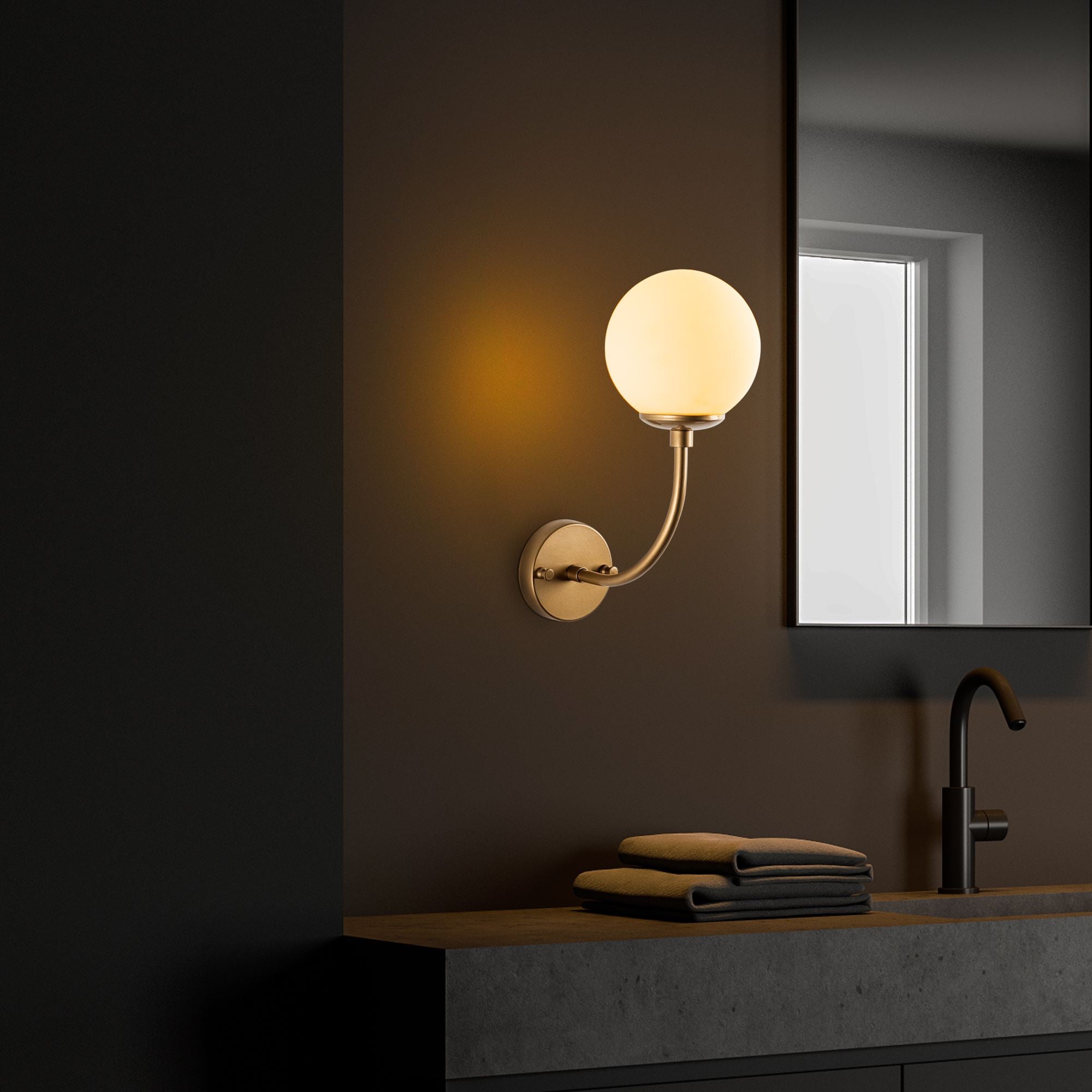 Candeeiro de Parede-Sferıs-Ouro