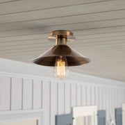 Candeeiro de Teto de metal – 24 cm de diâmetro – Vintage