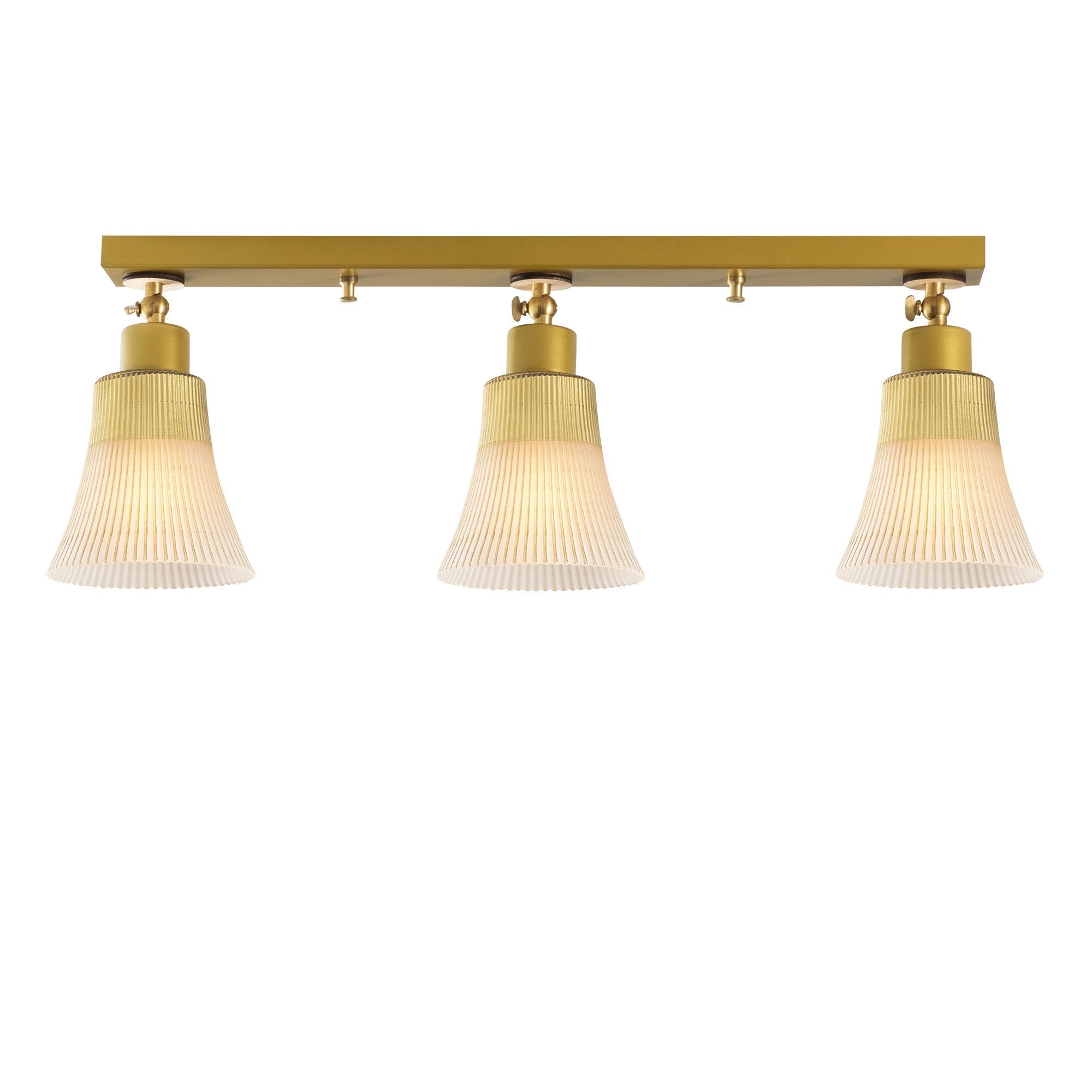 Candeeiro de Teto elegante de ouro, corpo de metal e base de madeira, 62 cm de diâmetro, 22 cm de altura | 3 soquetes E27, design escandinavo moderno para espaços glamorosos