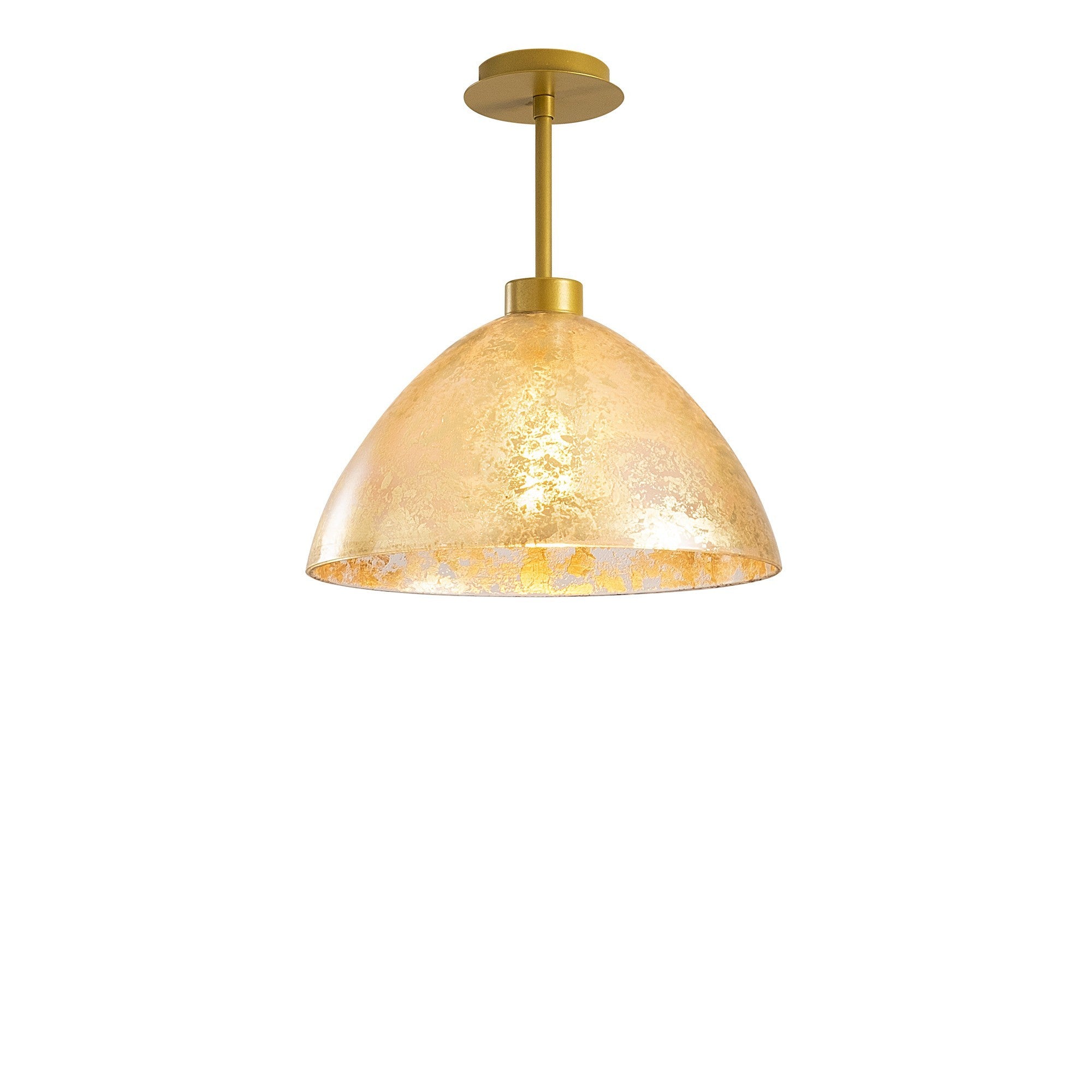 Candeeiro de Teto moderno dourado, corpo de metal, 34 cm de diâmetro, 37 cm de altura | Soquete E27, IP20 | Design glamoroso para decoração moderna e do sudoeste americano