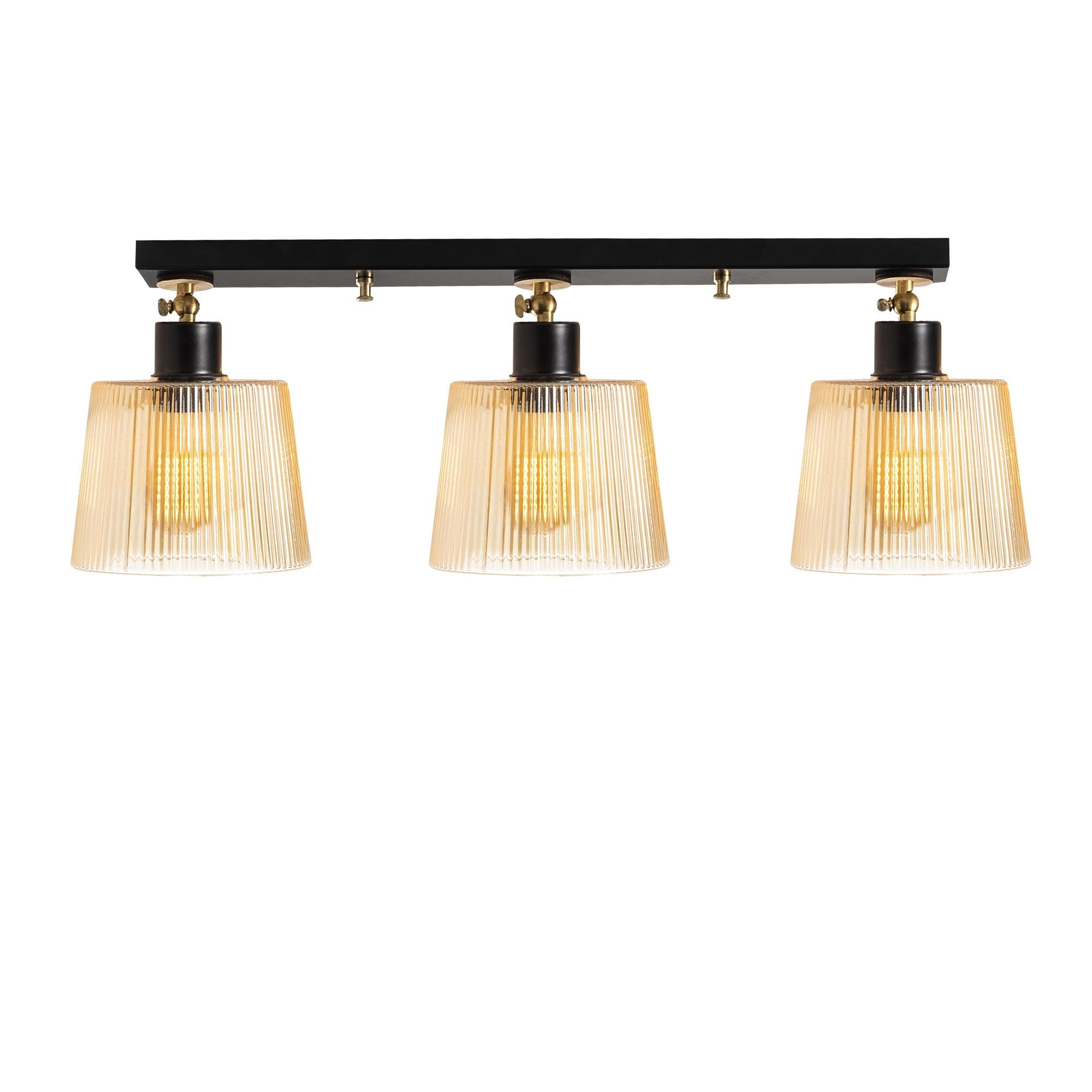 Candeeiro de Teto preto moderno, corpo de metal, 68 cm de diâmetro, 24 cm de altura | 3 soquetes E27, design escandinavo elegante | Perfeito para decoração de interiores glamurosa