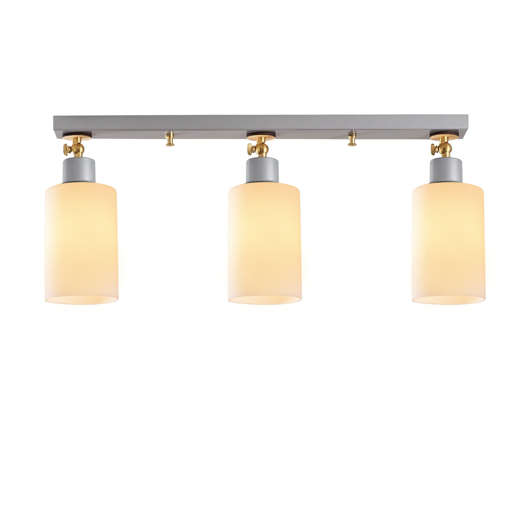 Candeeiro de Teto escandinavo elegante, corpo de metal, acabamento prateado, 64 cm de diâmetro, 25 cm de altura | 3 soquetes E27, iluminação elegante para espaços modernos