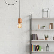 Candeeiro de Teto Preto Elegante, Corpo em Metal, 49 cm de Diâmetro, 100 cm de Altura | Altura Ajustável, Soquete E27, IP20 | Perfeito para Decoração Glamourosa