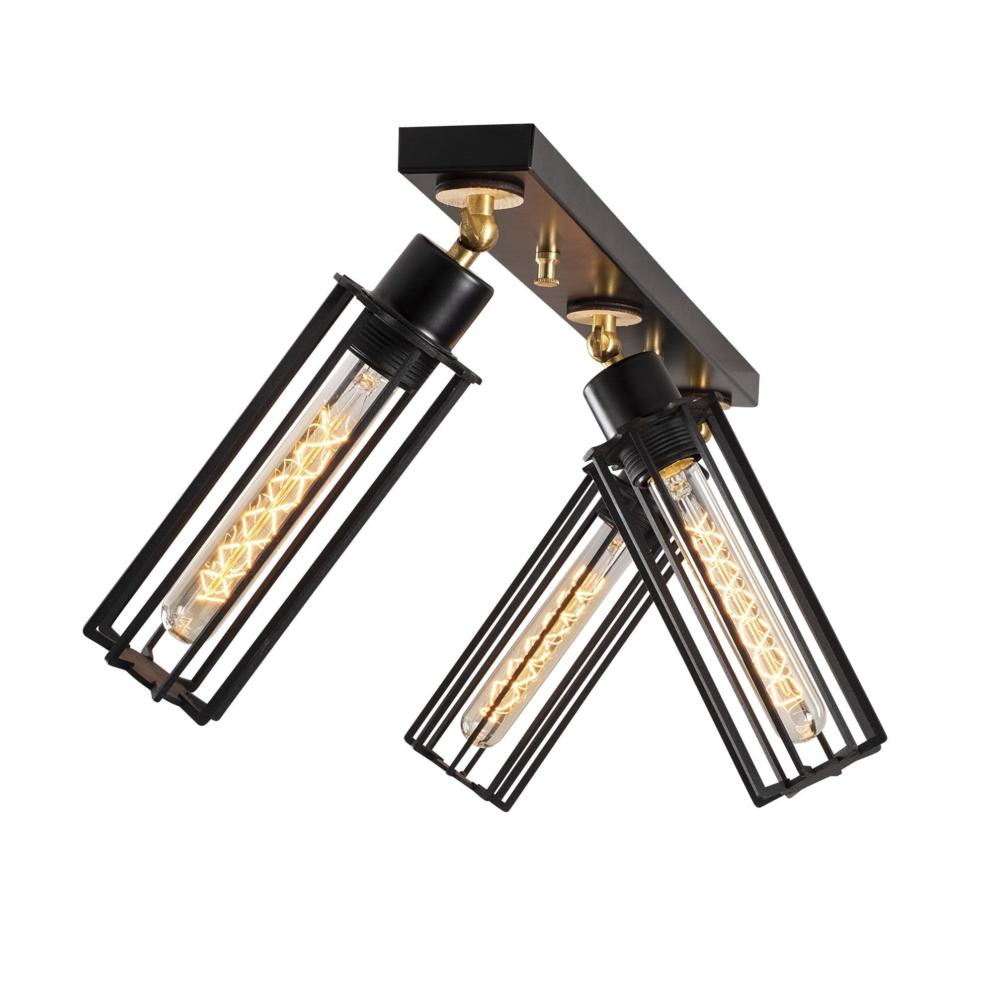 Candeeiro de Teto Industrial Preto, 63 cm de Diâmetro, Corpo em Metal, 3 x E27 máx. 40 W | Design Elegante para Espaços Modernos, Classificação IP20, Perfeito para Casa e Escritório