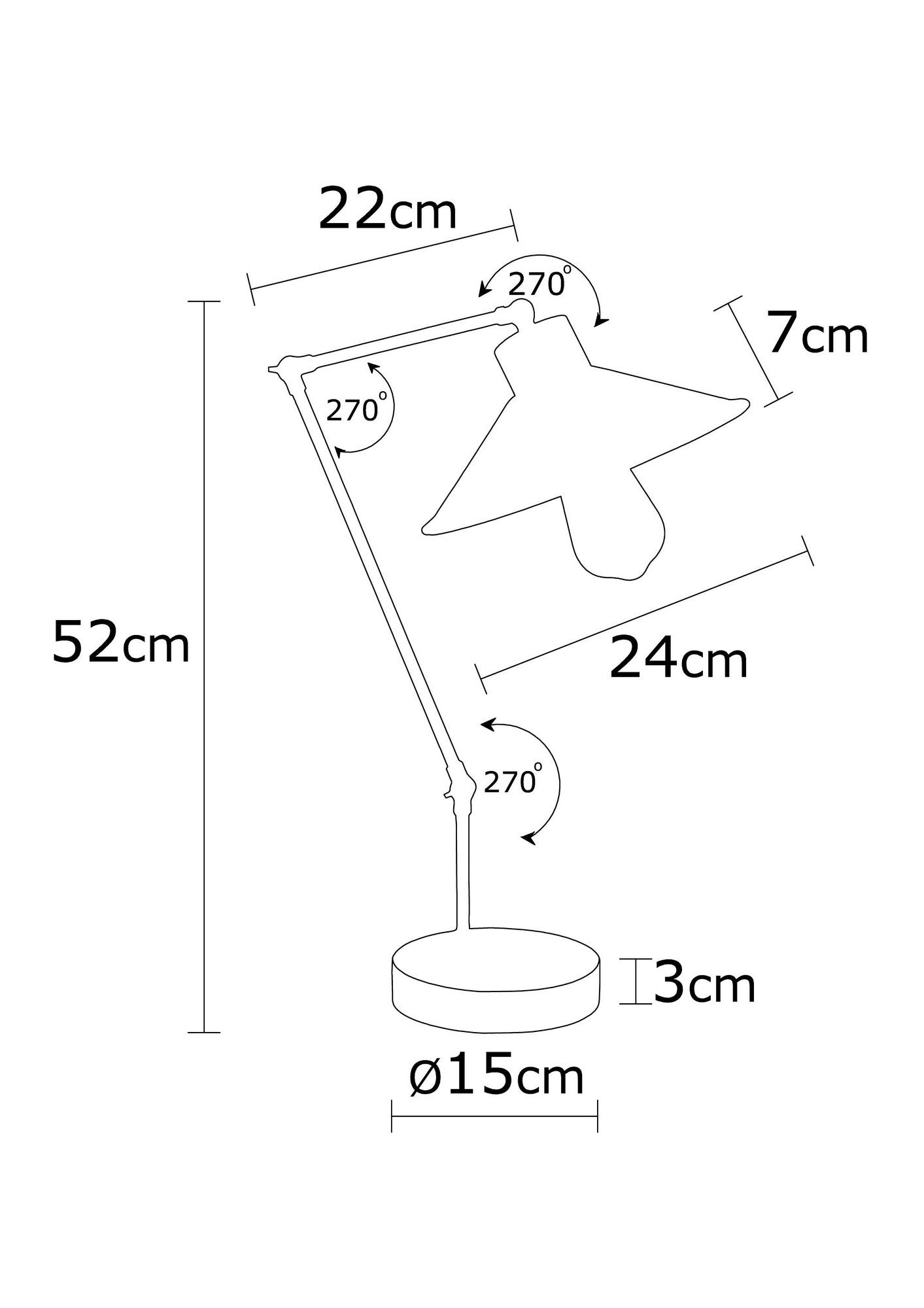 Candeeiro de Mesa Moderna com Corpo de Metal e Base de Madeira, Turquesa, 52 cm de Altura | Soquete E27, 40 W Máx., Cabo de 200 cm | Iluminação Elegante para Casa e Escritório