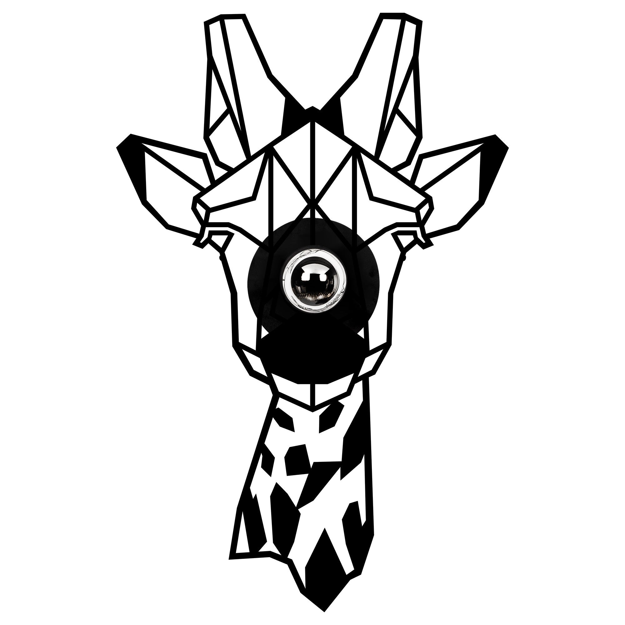 Candeeiro de Parede-W-029-Preto