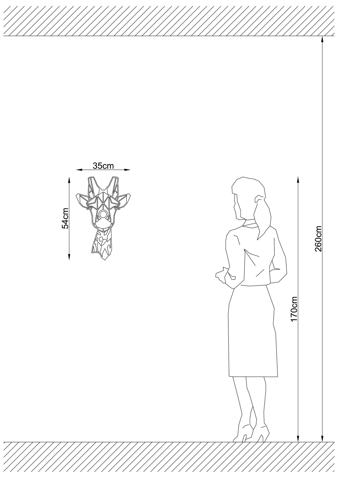 Candeeiro de Parede-W-029-Preto