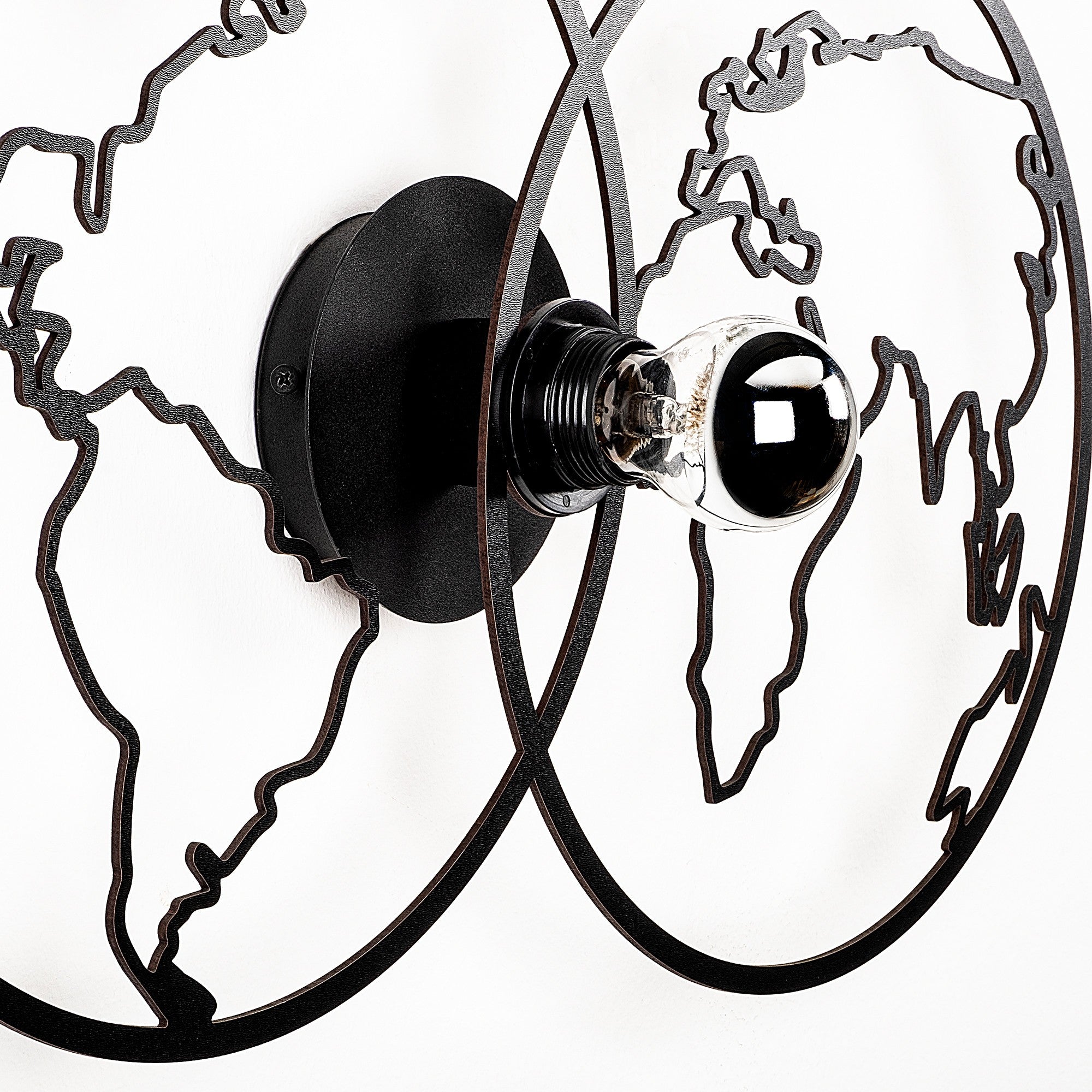 Candeeiro de Parede-W-036-Preto