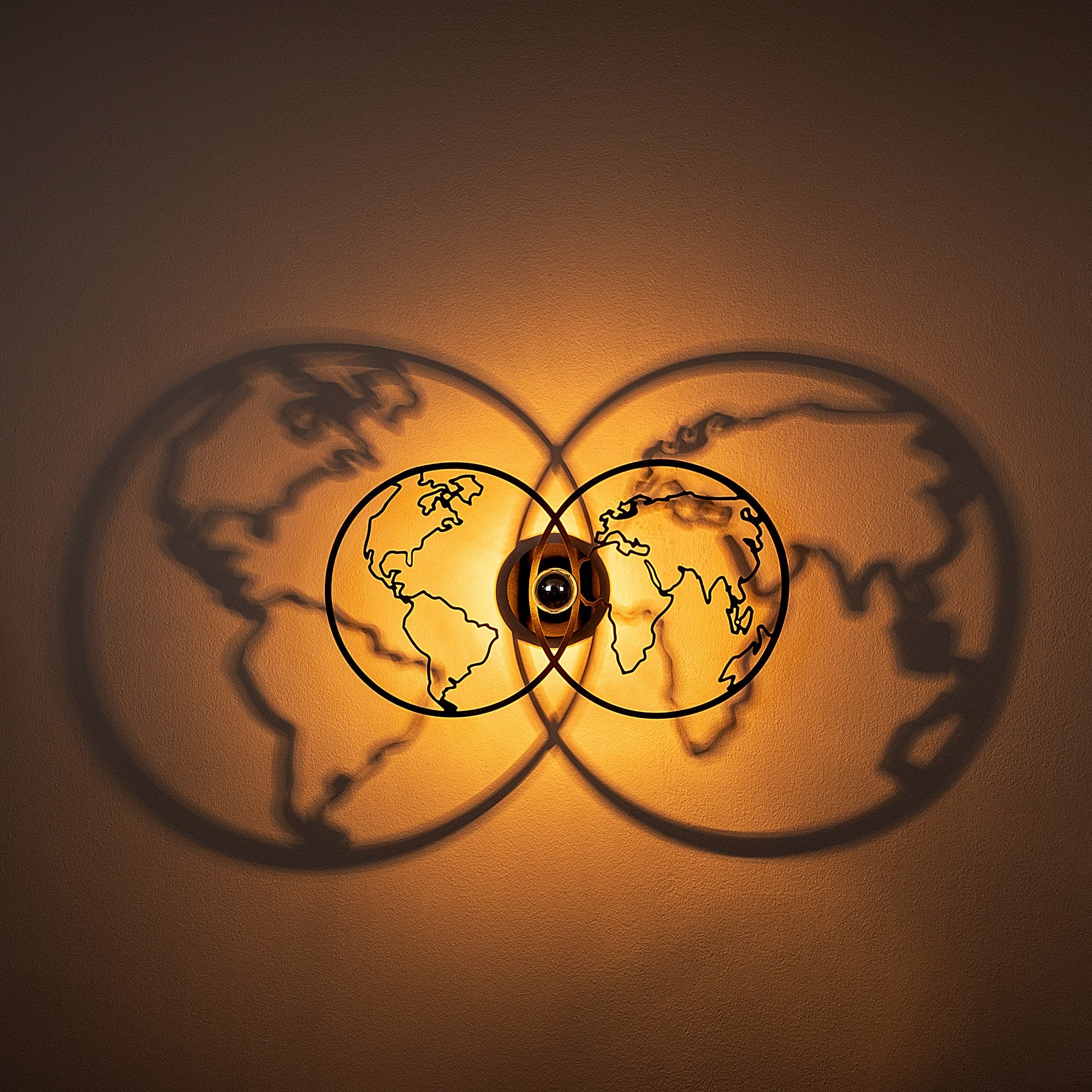 Candeeiro de Parede-W-036-Preto