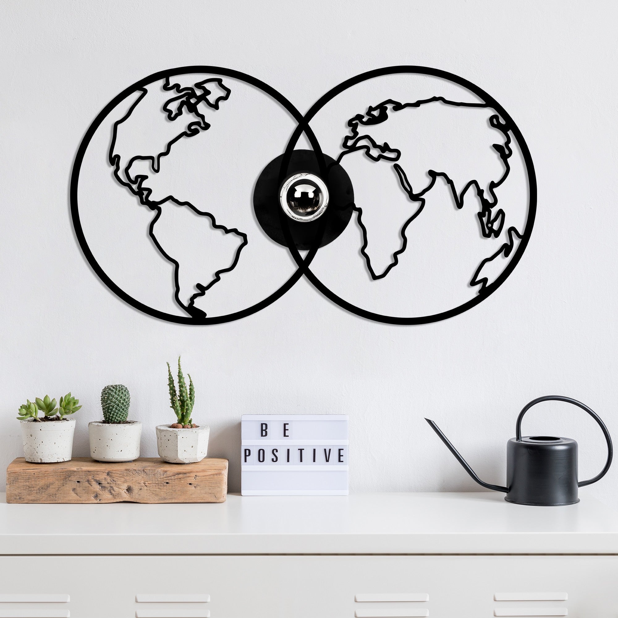 Candeeiro de Parede-W-036-Preto