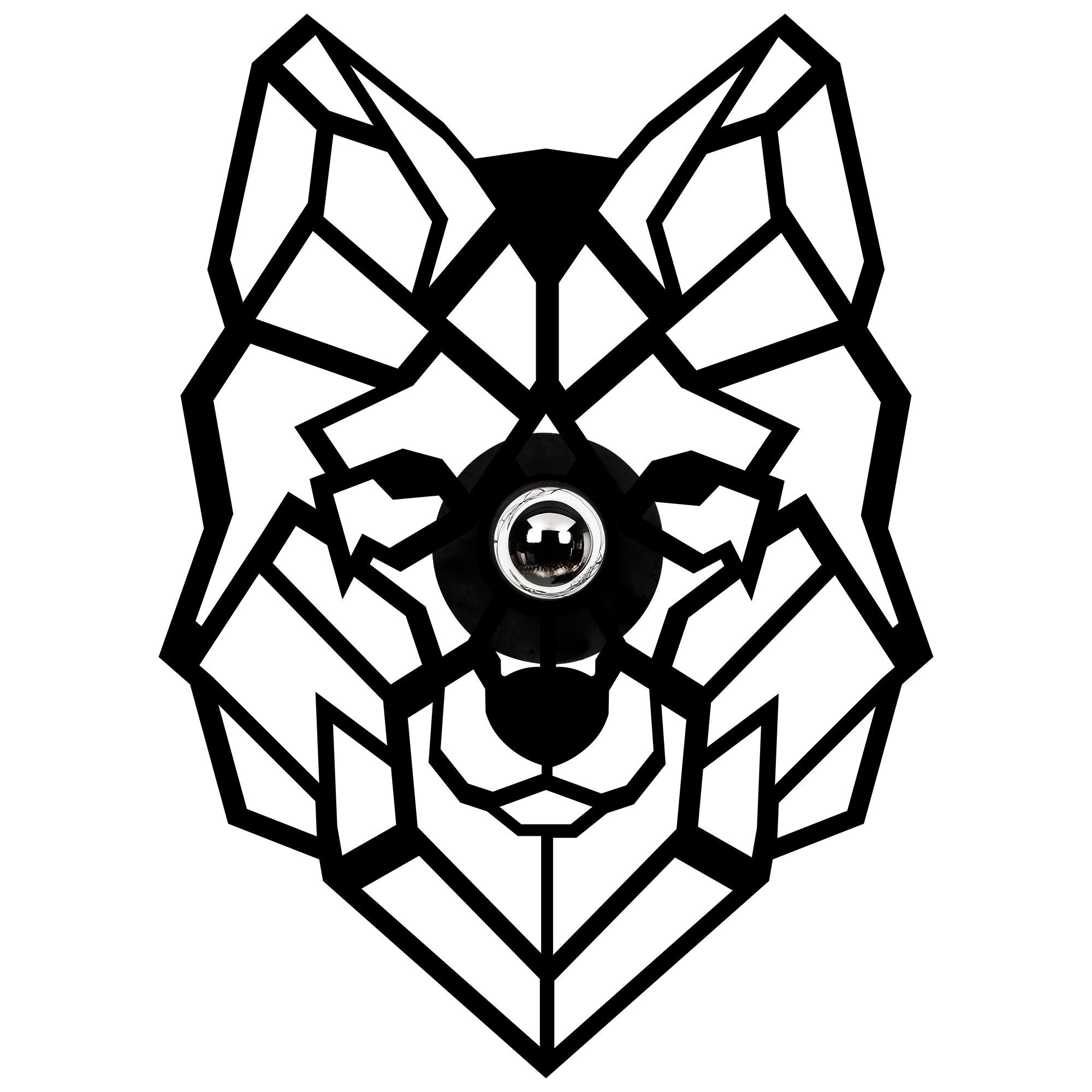 Candeeiro de Parede-W-039-Preto