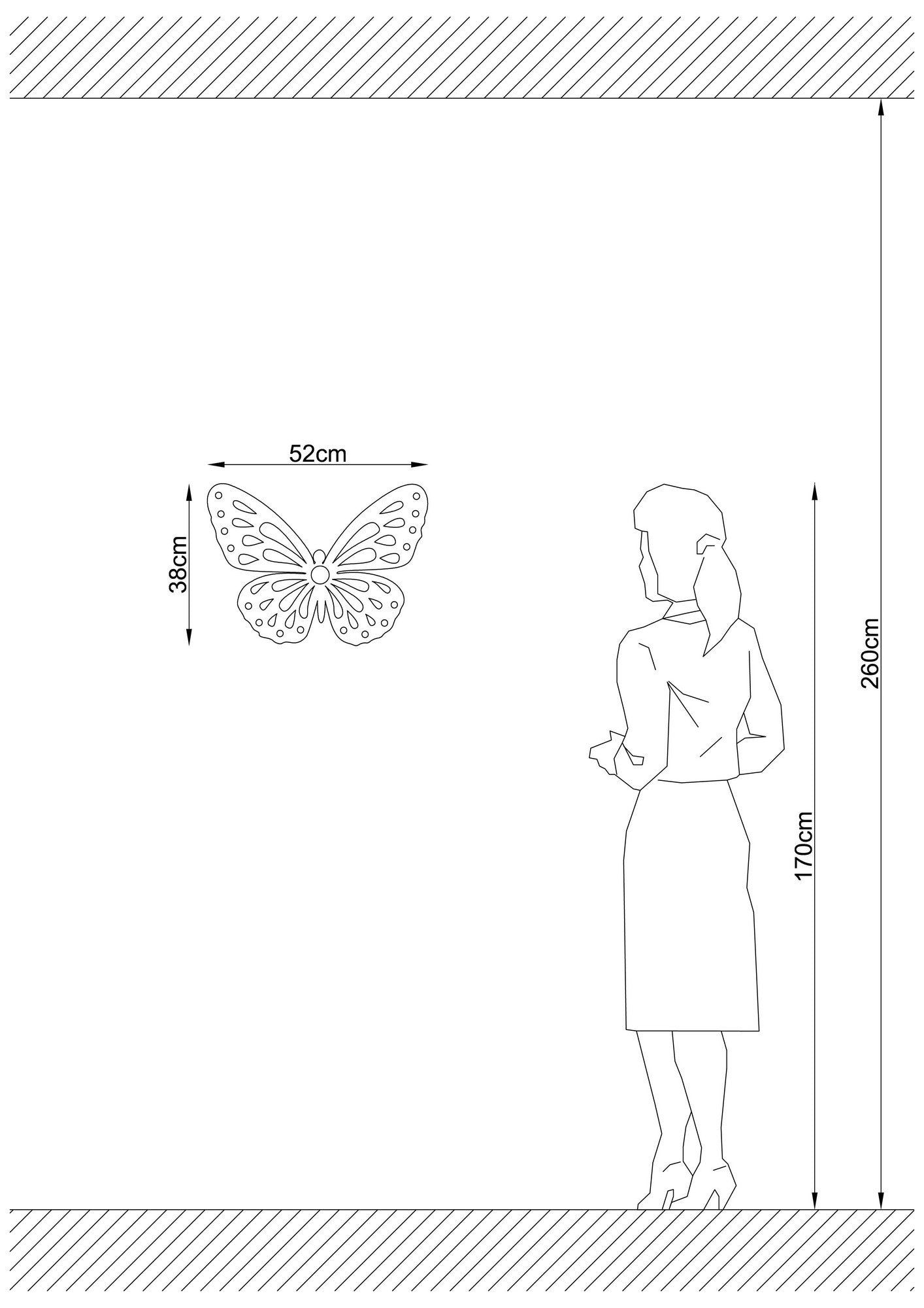 Candeeiro de Parede-W-045-Preto