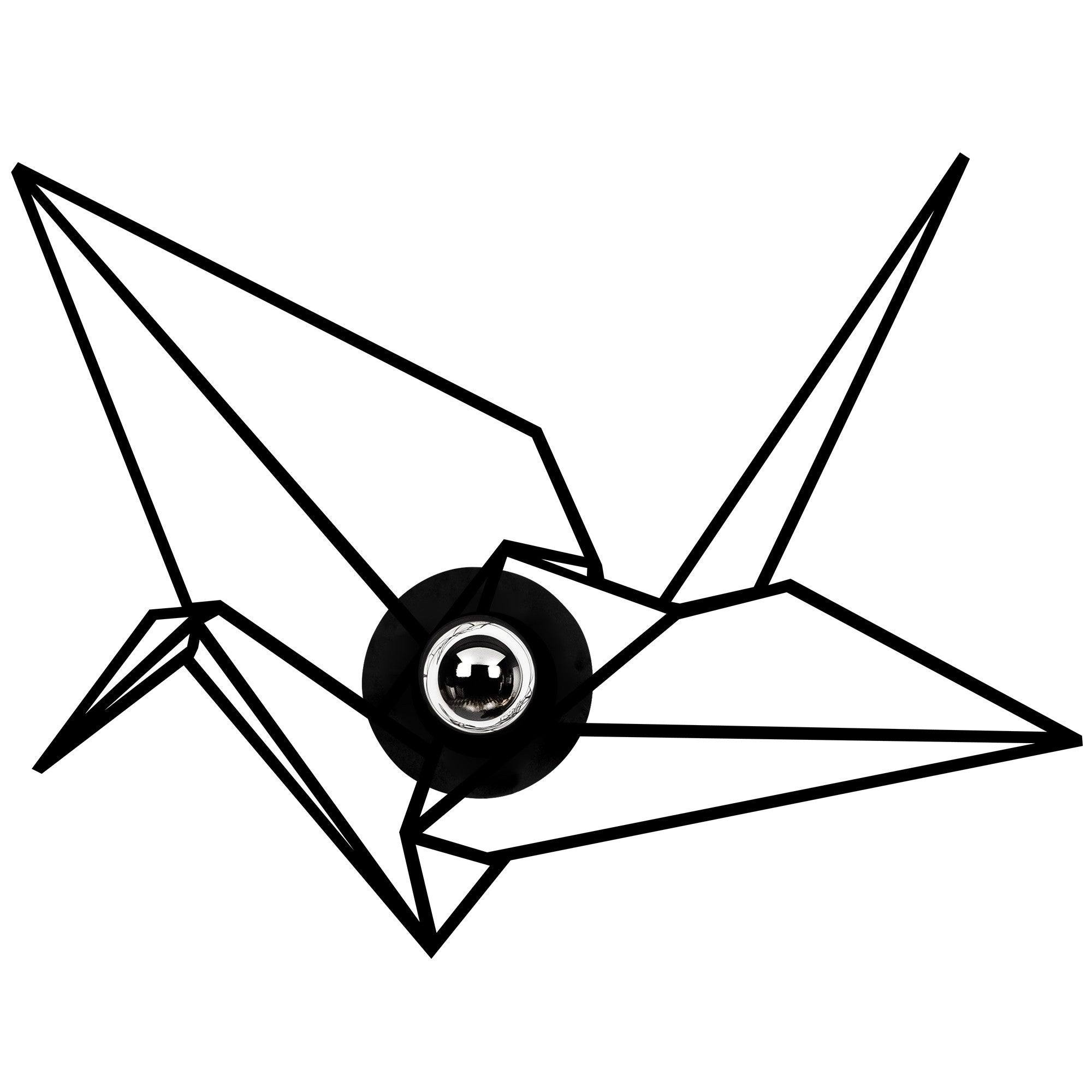 Candeeiro de Parede-W-048-Preto