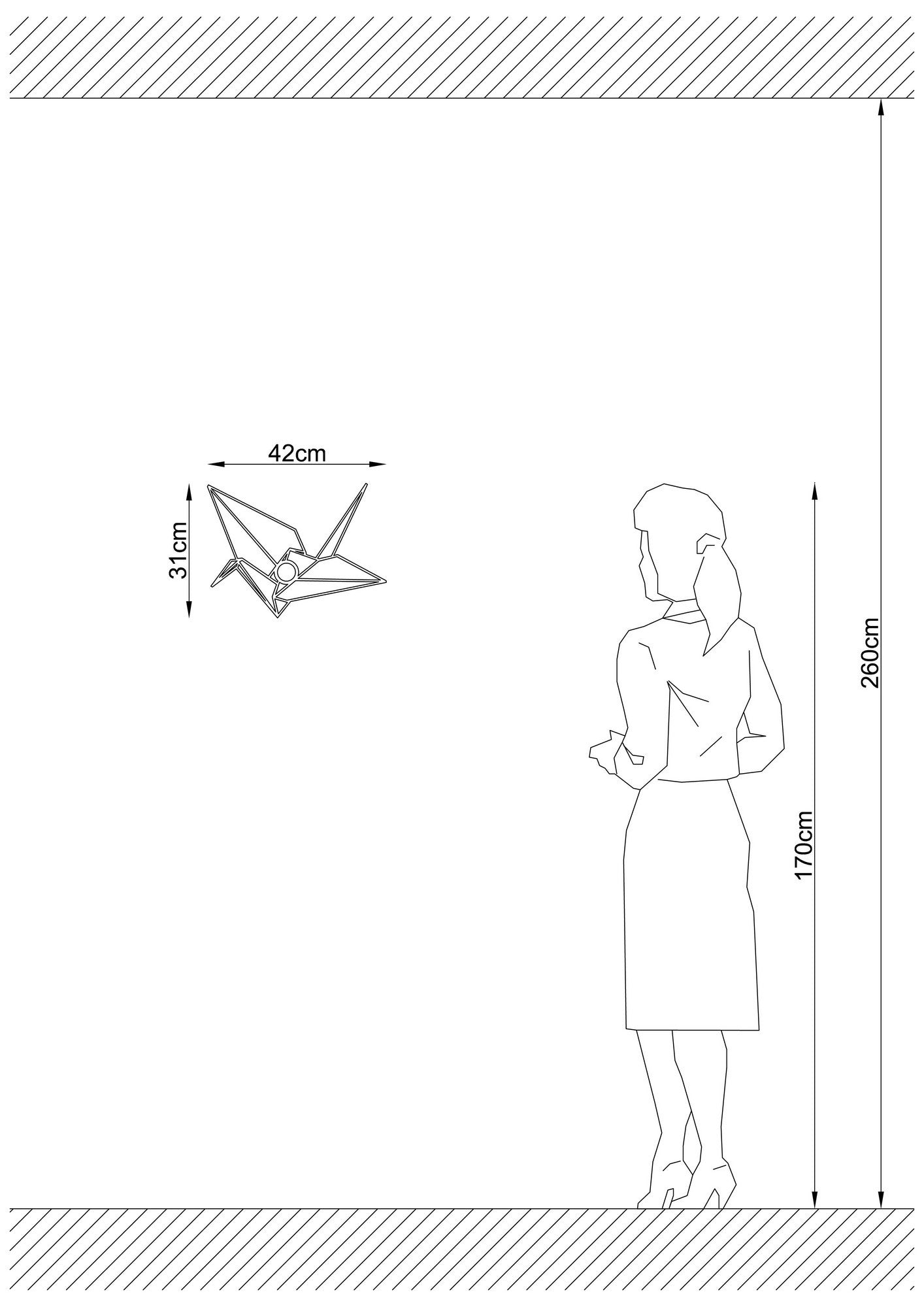 Candeeiro de Parede-W-048-Preto