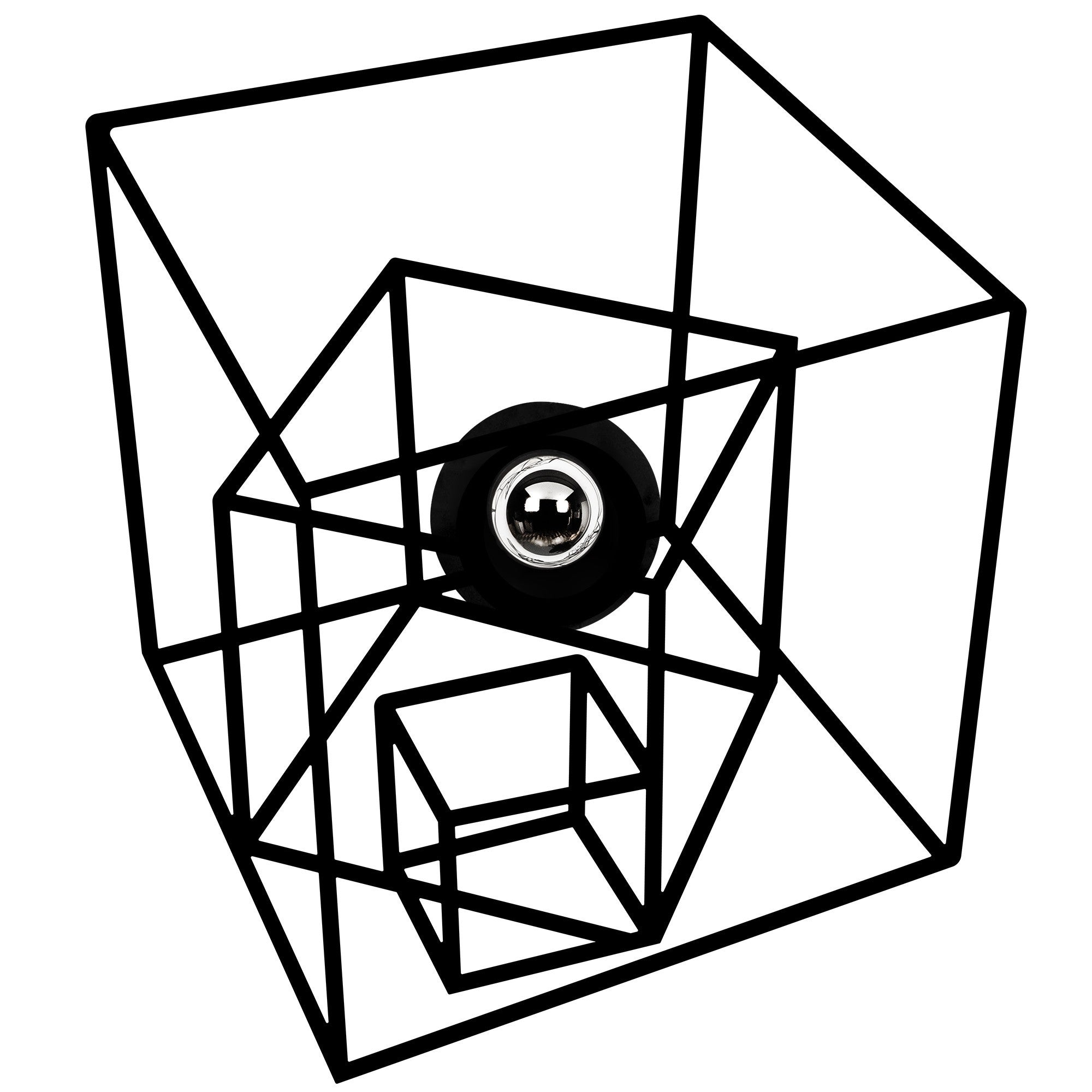 Candeeiro de Parede-W-055-Preto