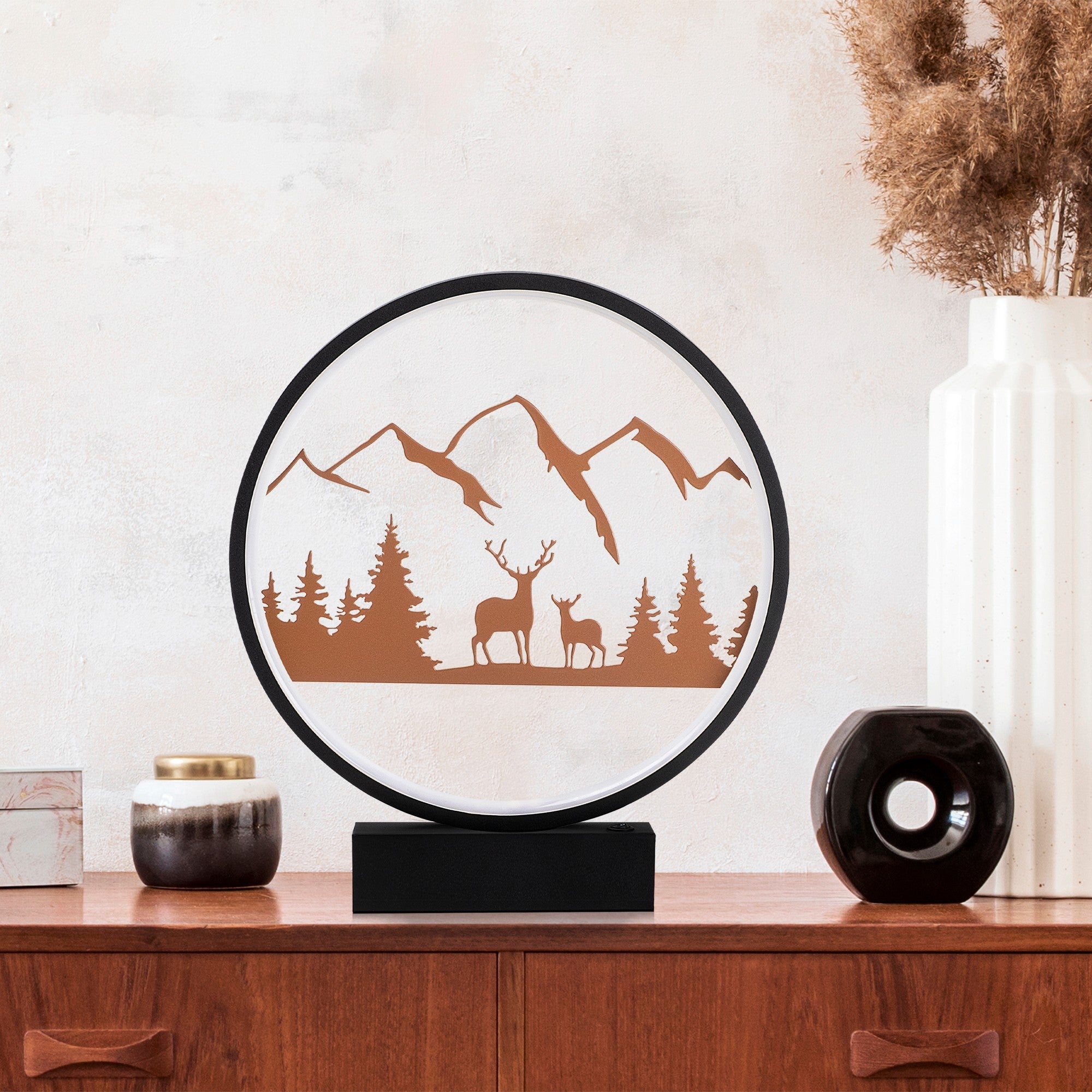 Candeeiro de mesa-XMAS1-Preto
Cobre