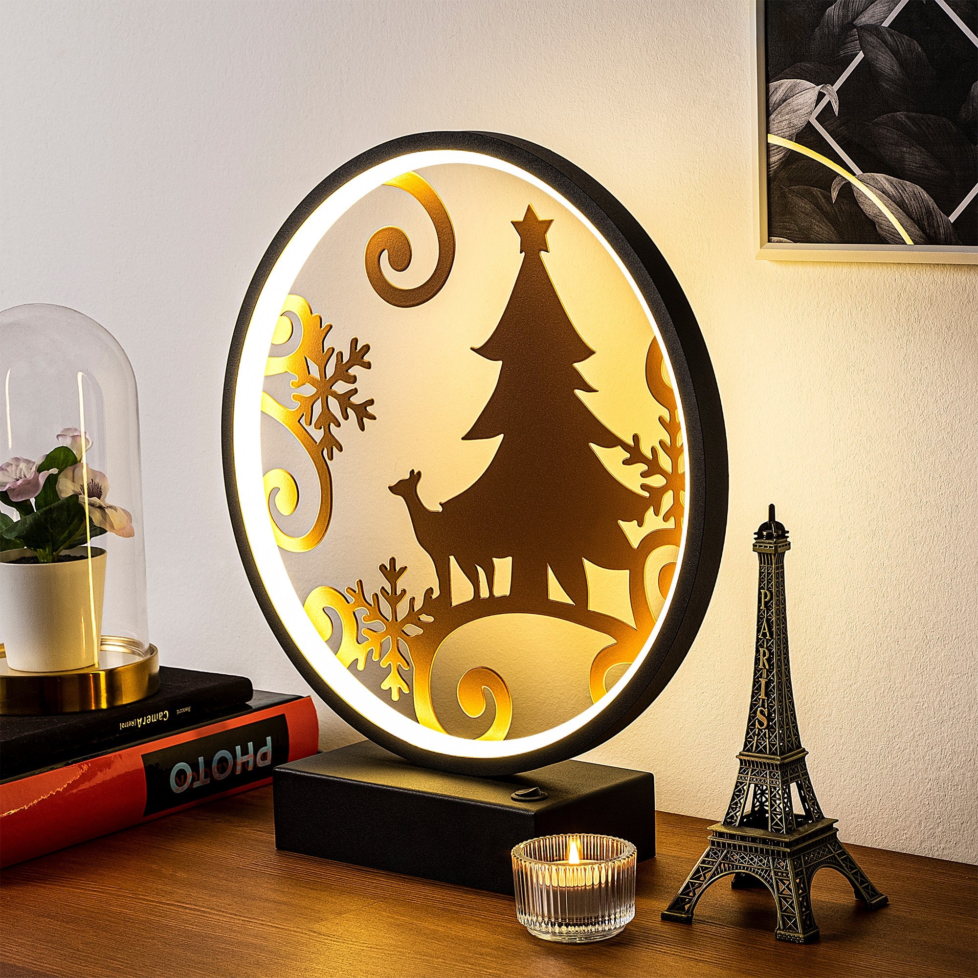 Candeeiro de mesa-XMAS3-Preto
Cobre
