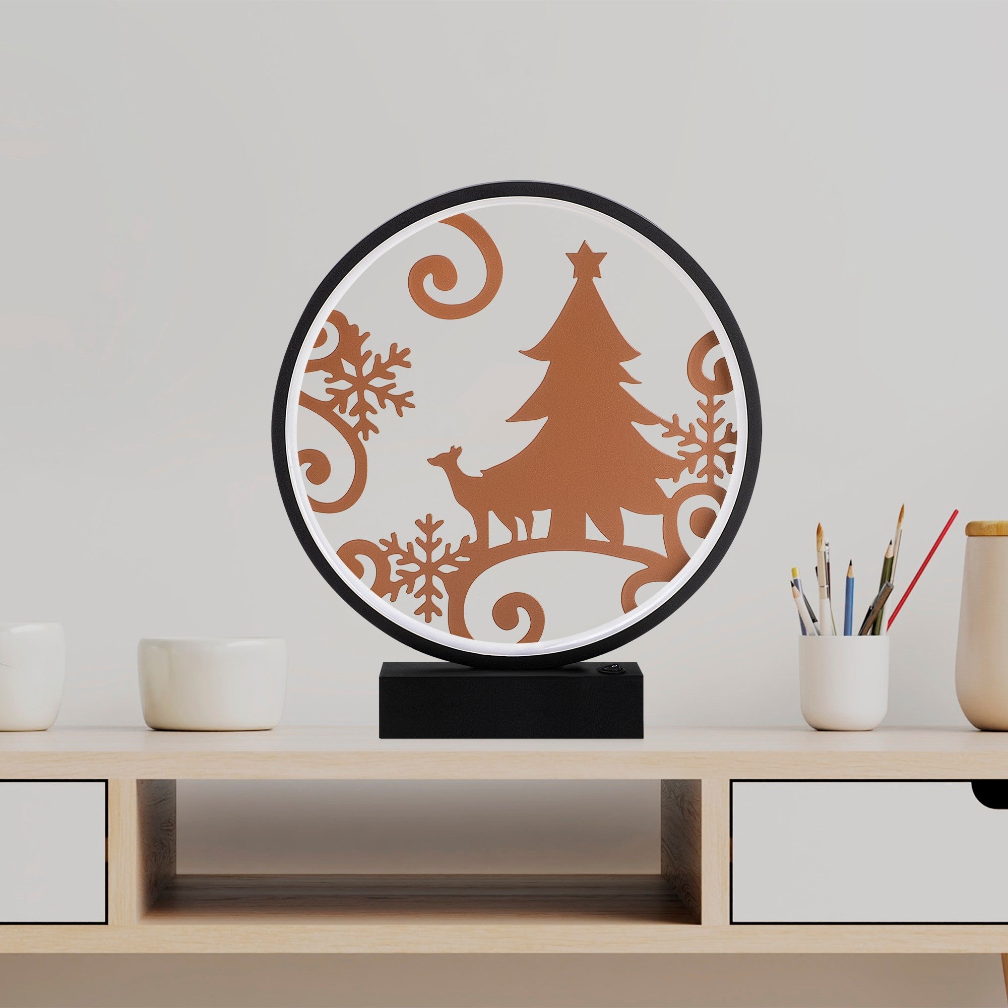 Candeeiro de mesa-XMAS3-Preto
Cobre