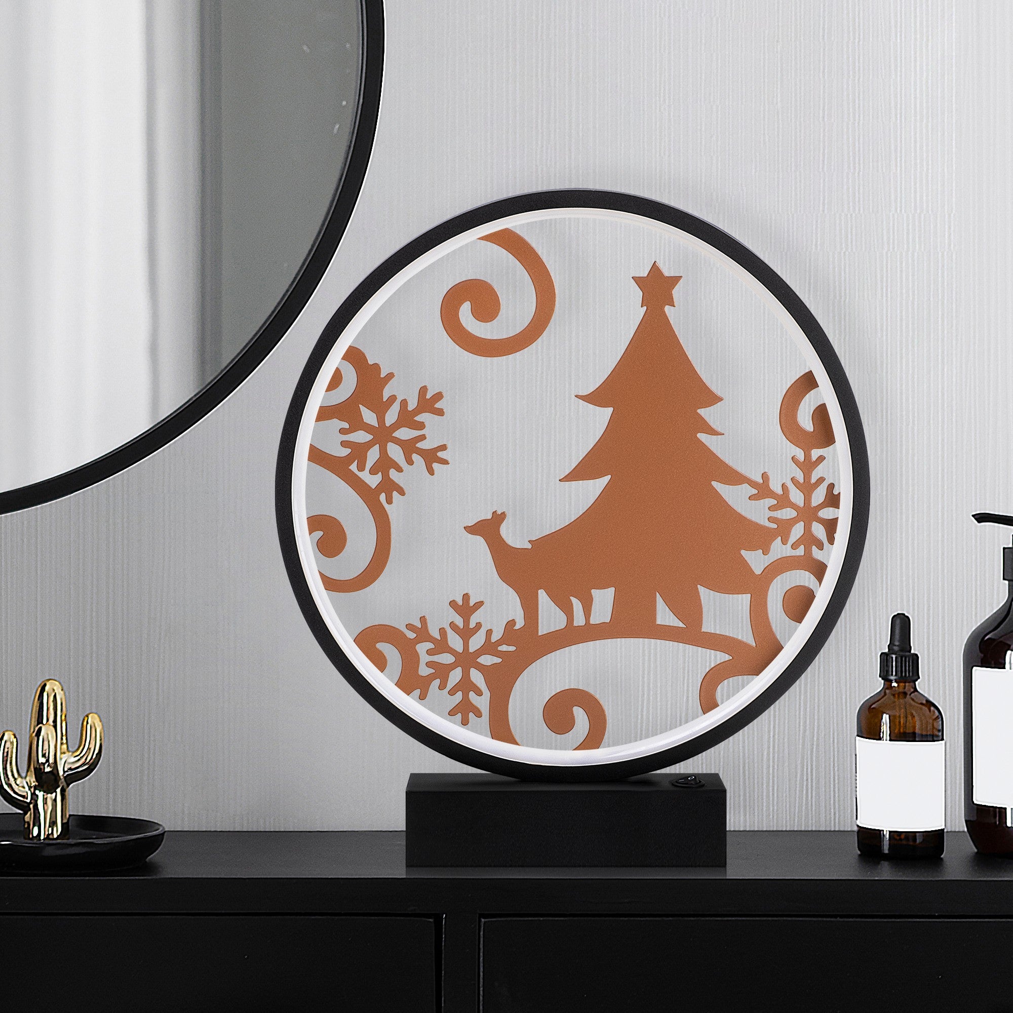 Candeeiro de mesa-XMAS3-Preto
Cobre