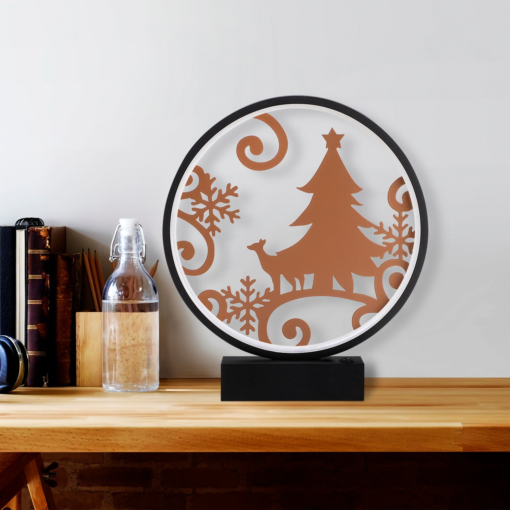 Candeeiro de mesa-XMAS3-Preto
Cobre