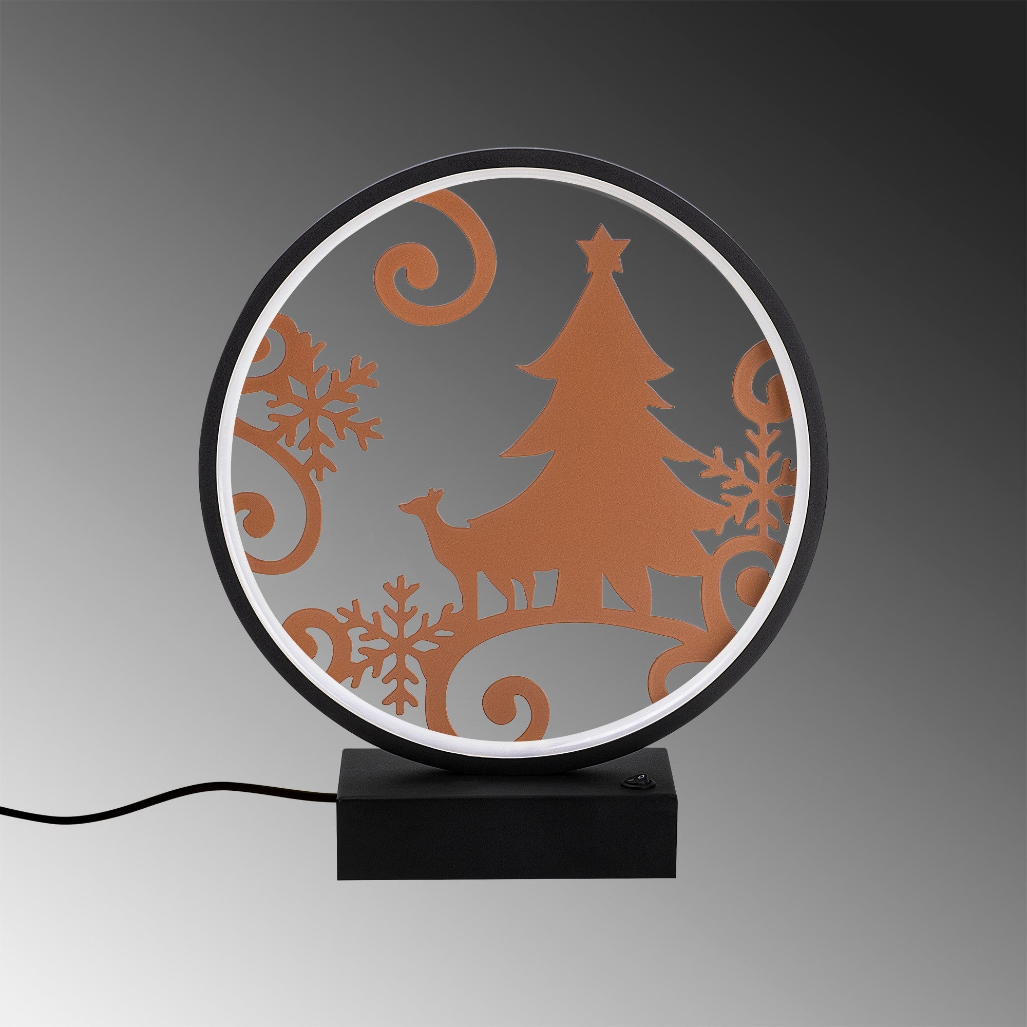 Candeeiro de mesa-XMAS3-Preto
Cobre