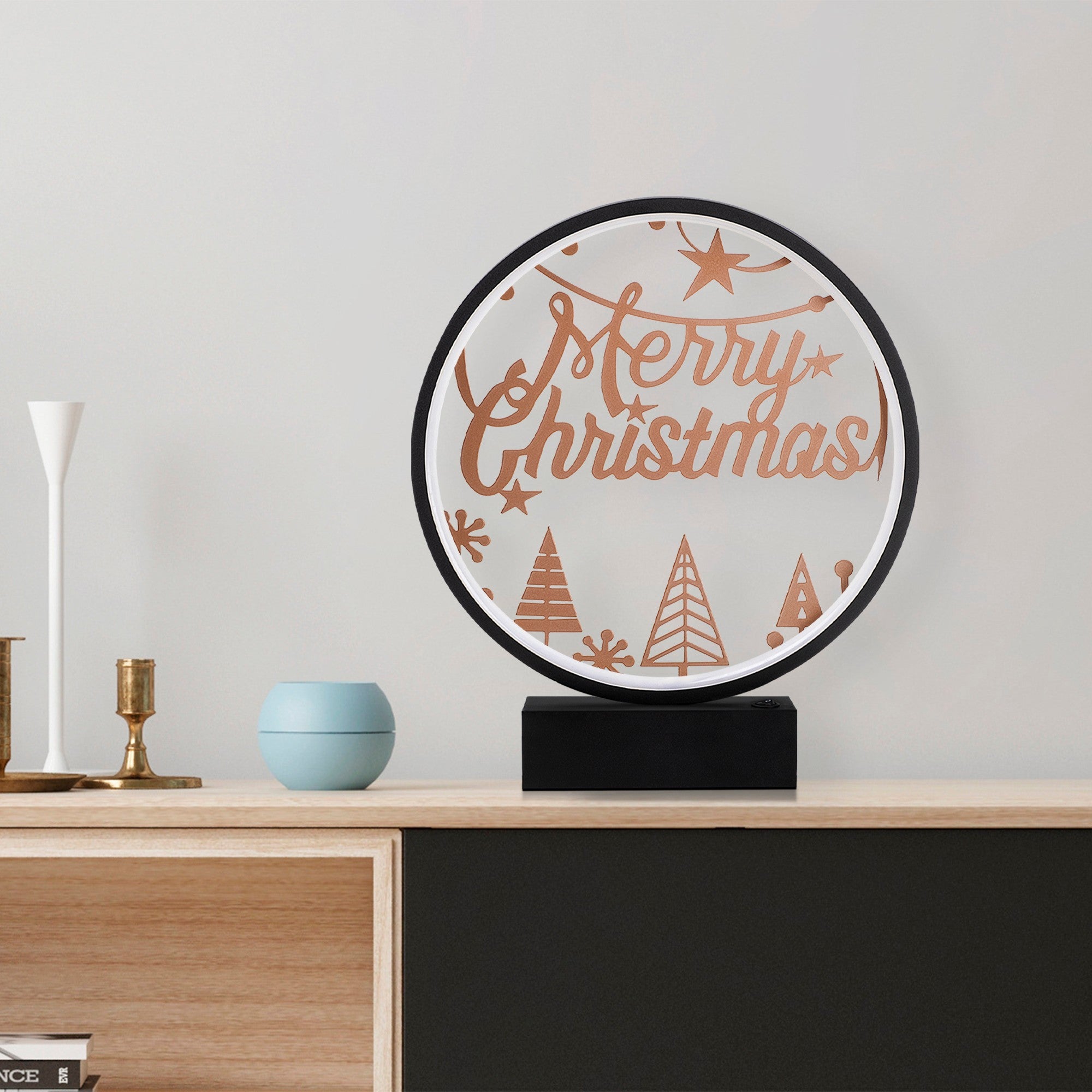 Candeeiro de mesa-XMAS4-Preto
Cobre