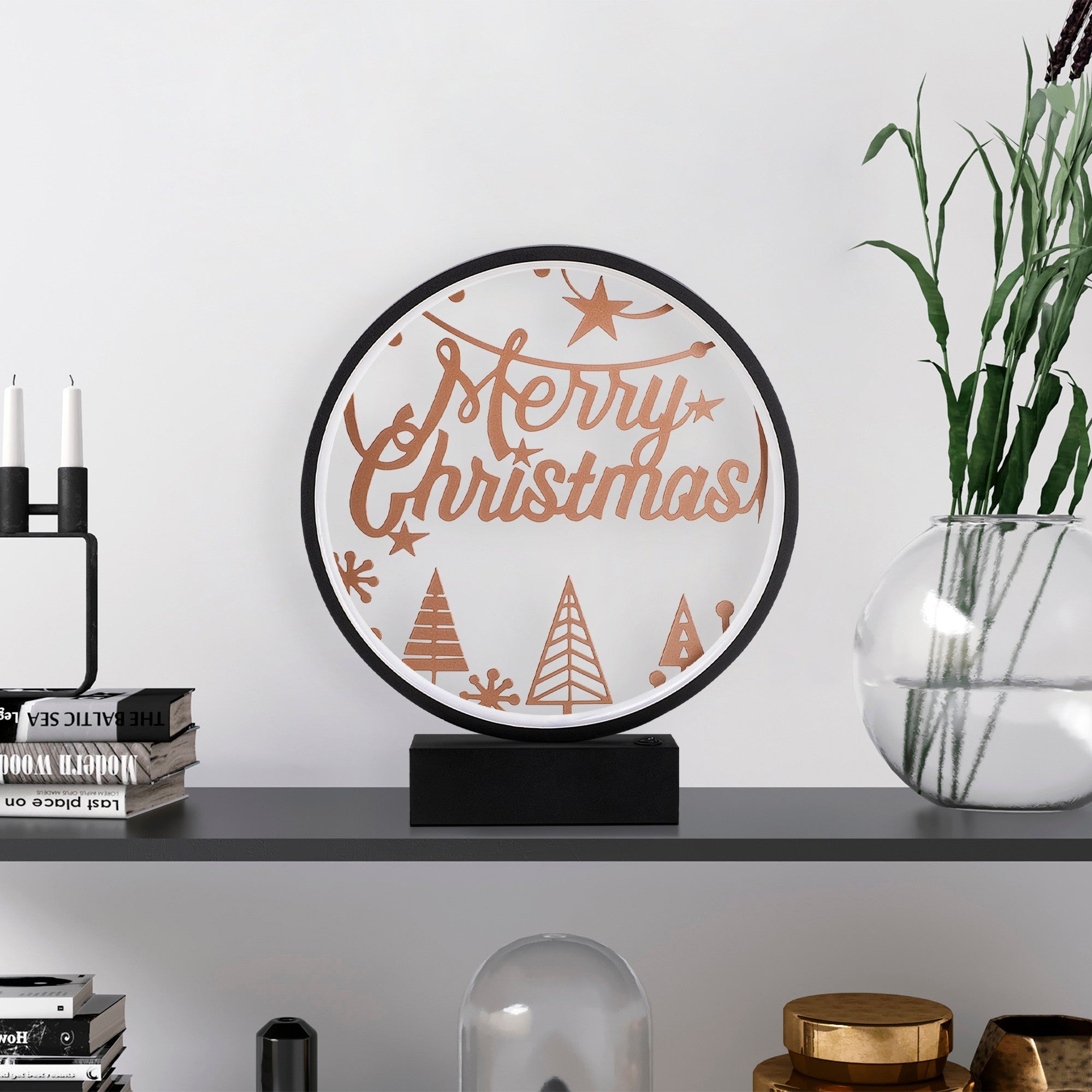 Candeeiro de mesa-XMAS4-Preto
Cobre